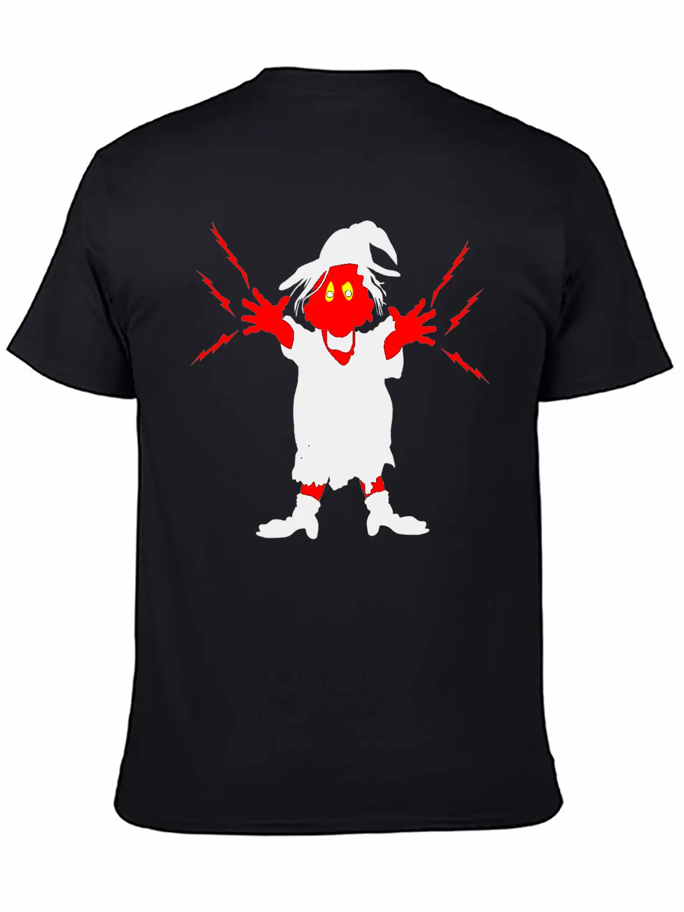 Ugly Witch With Magic Forces Lightning Modern Fit Casual T-Shirt – Clean And Versatile Design