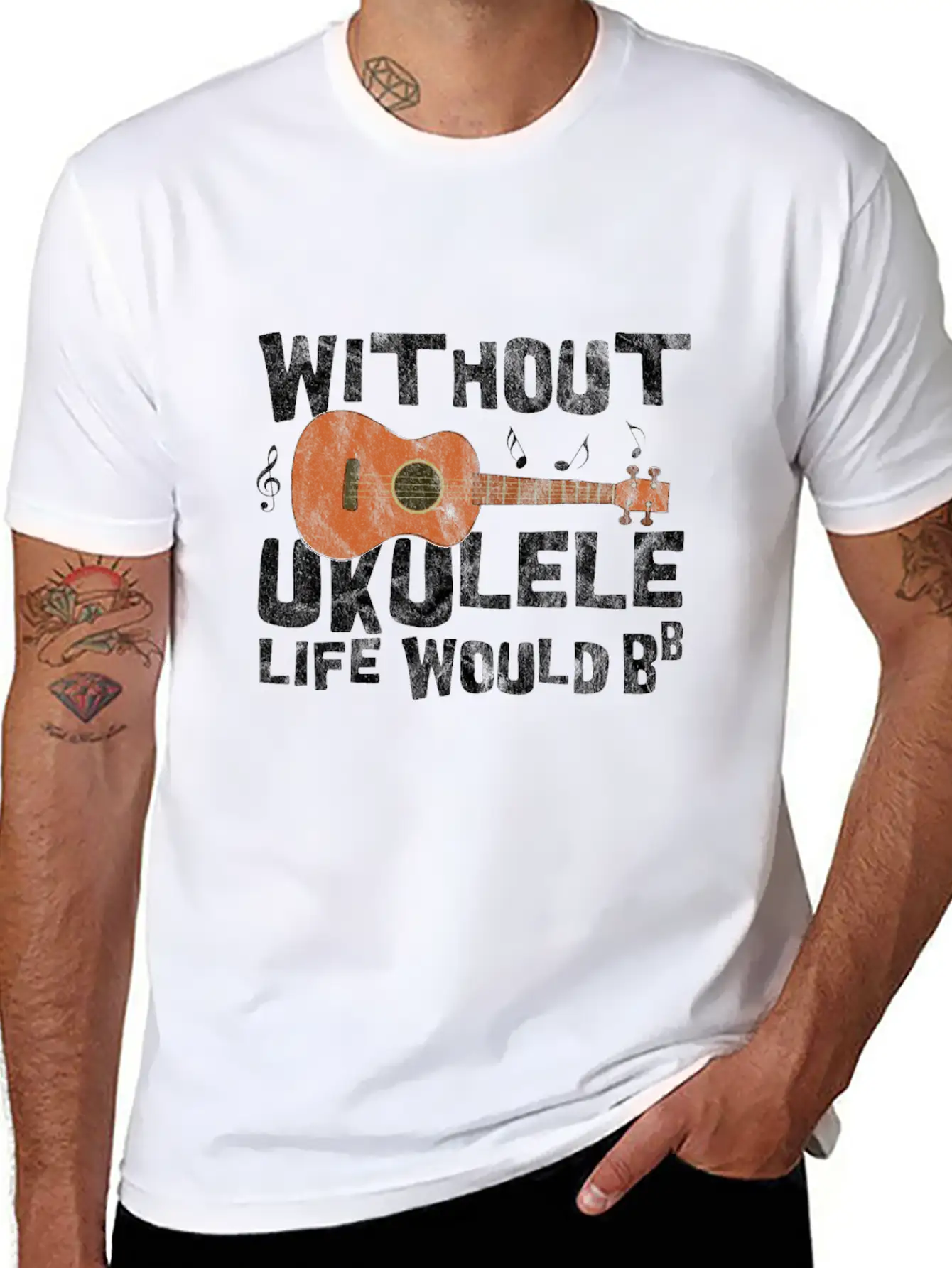 Ukulele Basic Graphic T-Shirt – Daily Comfort In Soft Cotton