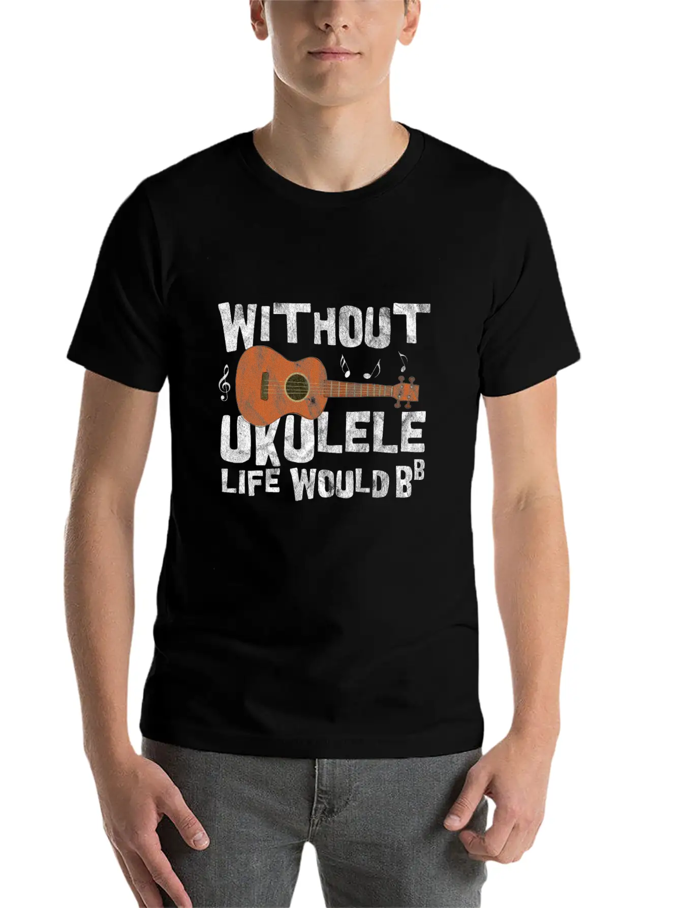 Ukulele Basic Graphic T-Shirt – Daily Comfort In Soft Cotton