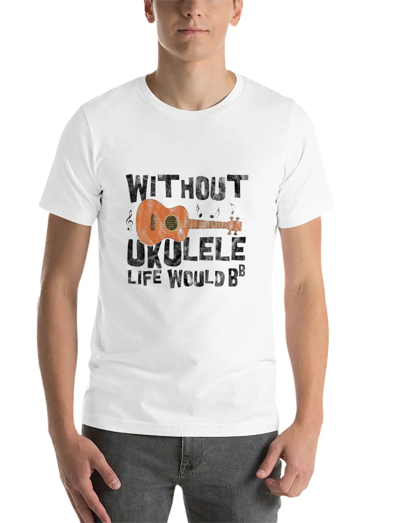 Ukulele Basic Graphic T-Shirt – Daily Comfort In Soft Cotton