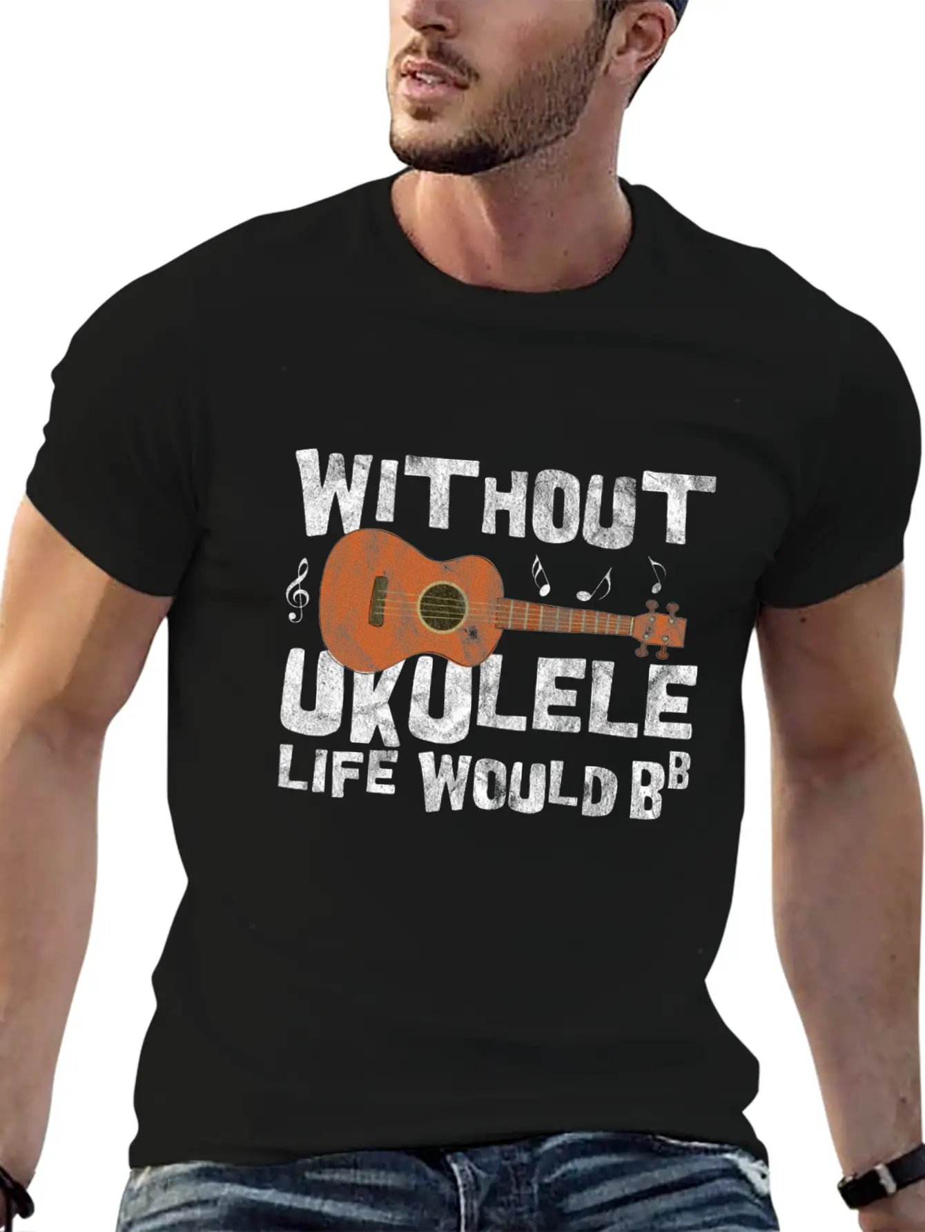 Ukulele Basic Graphic T-Shirt – Daily Comfort In Soft Cotton