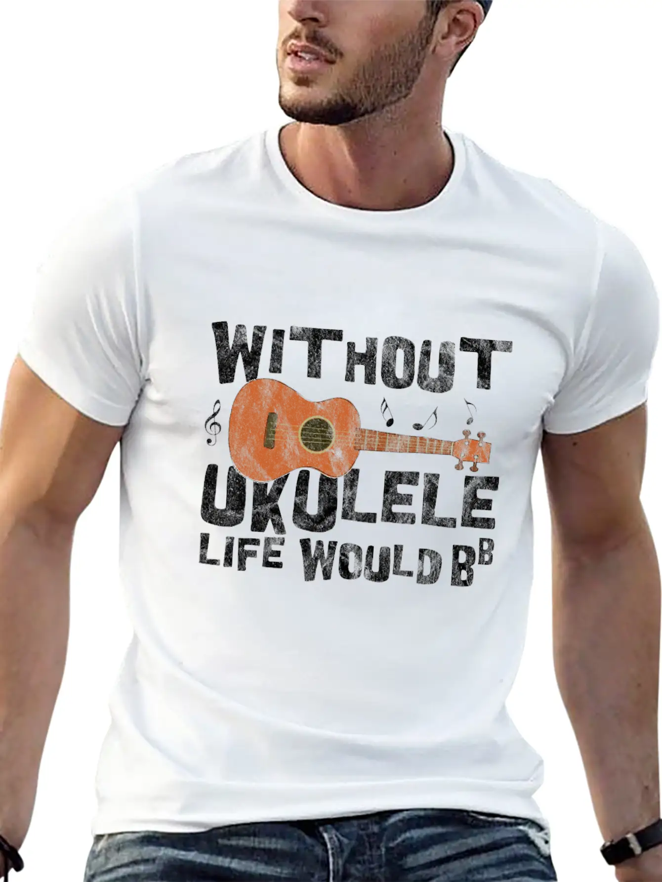 Ukulele Basic Graphic T-Shirt – Daily Comfort In Soft Cotton