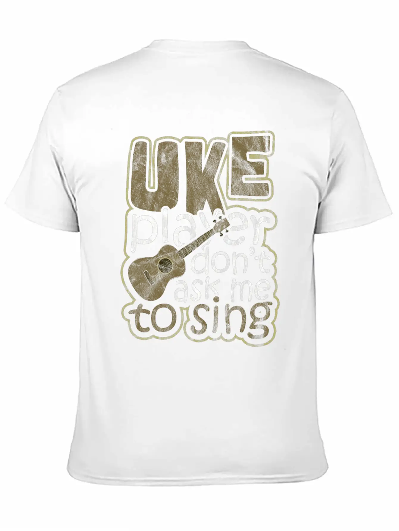 Ukulele Hawaii Unisex Casual T-Shirt – Clean Design For Daily Comfort