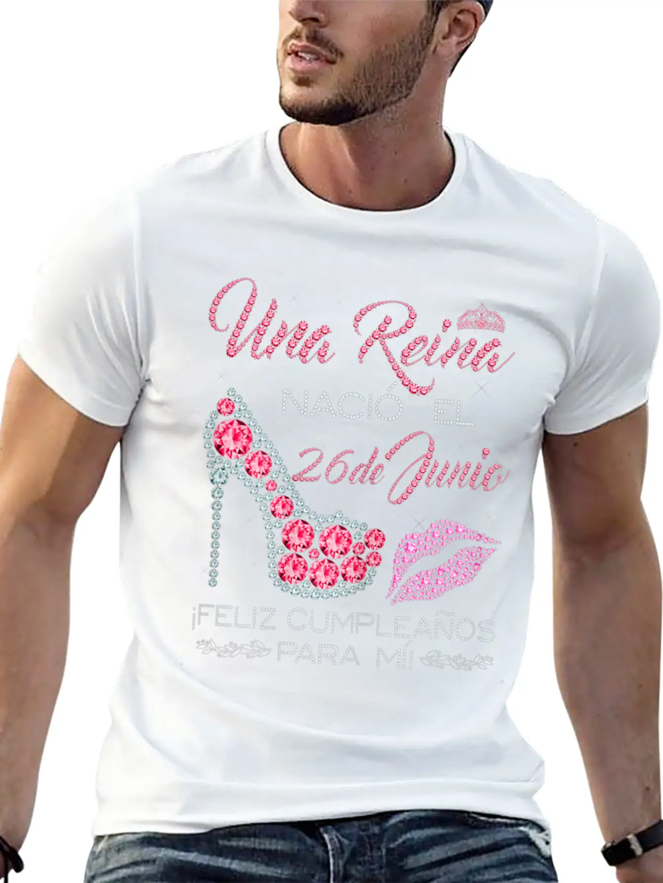 Una Reina Nació El 26 De Junio Feliz Cumpleaños Classic Fit Graphic Tee For Daily Comfort – Unisex Cotton Shirt