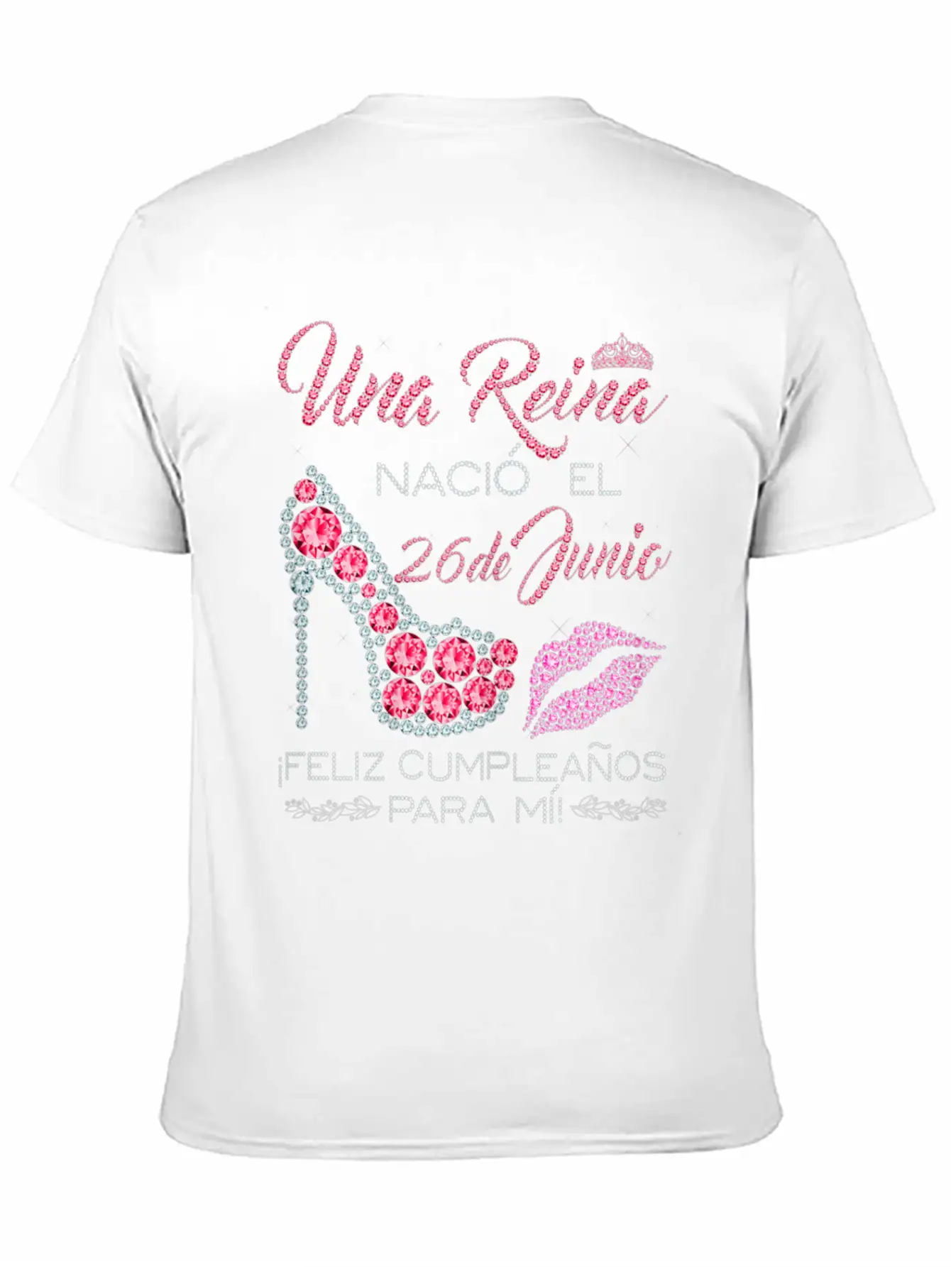 Una Reina Nació El 26 De Junio Feliz Cumpleaños Classic Fit Graphic Tee For Daily Comfort – Unisex Cotton Shirt