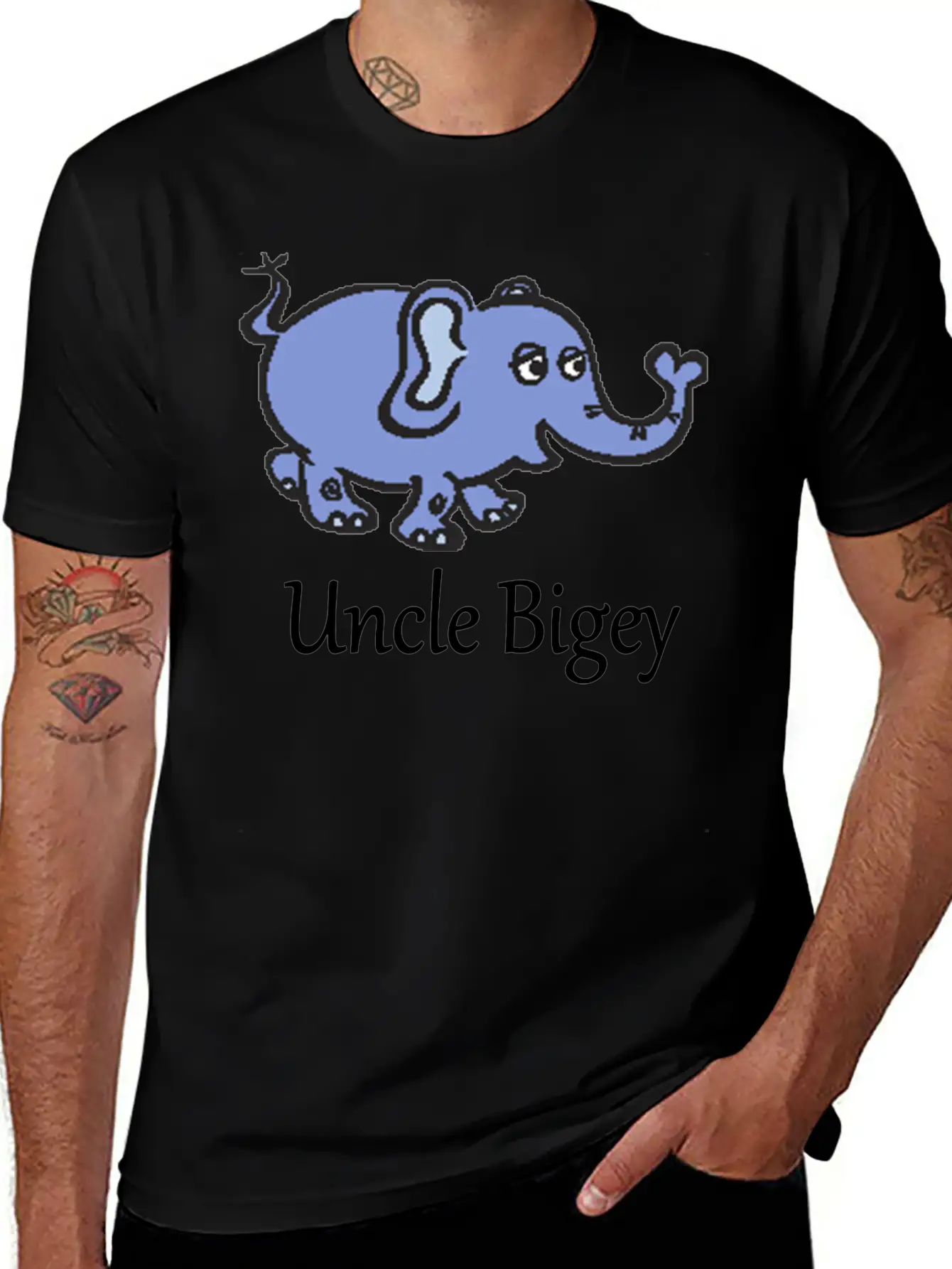 Uncle Bigey Unisex Casual T-Shirt – Clean Design For Daily Comfort