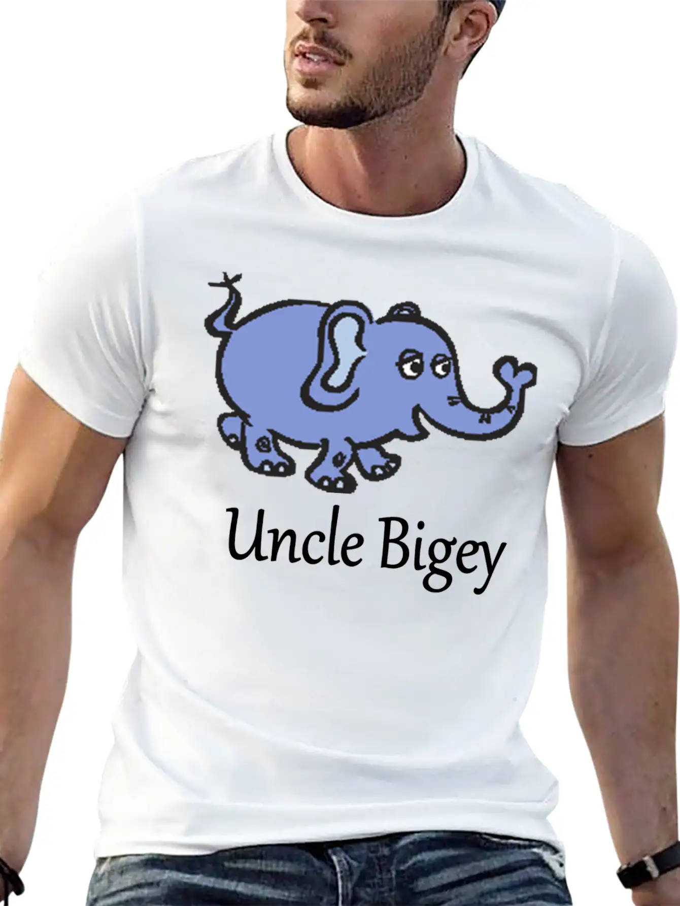Uncle Bigey Unisex Casual T-Shirt – Clean Design For Daily Comfort