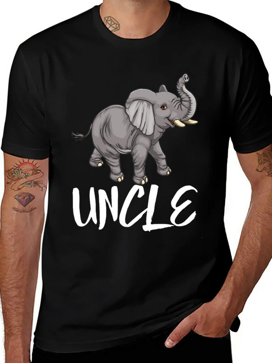Uncle Elephant Essential Cotton Tee For Daily Outfits – Unisex Style