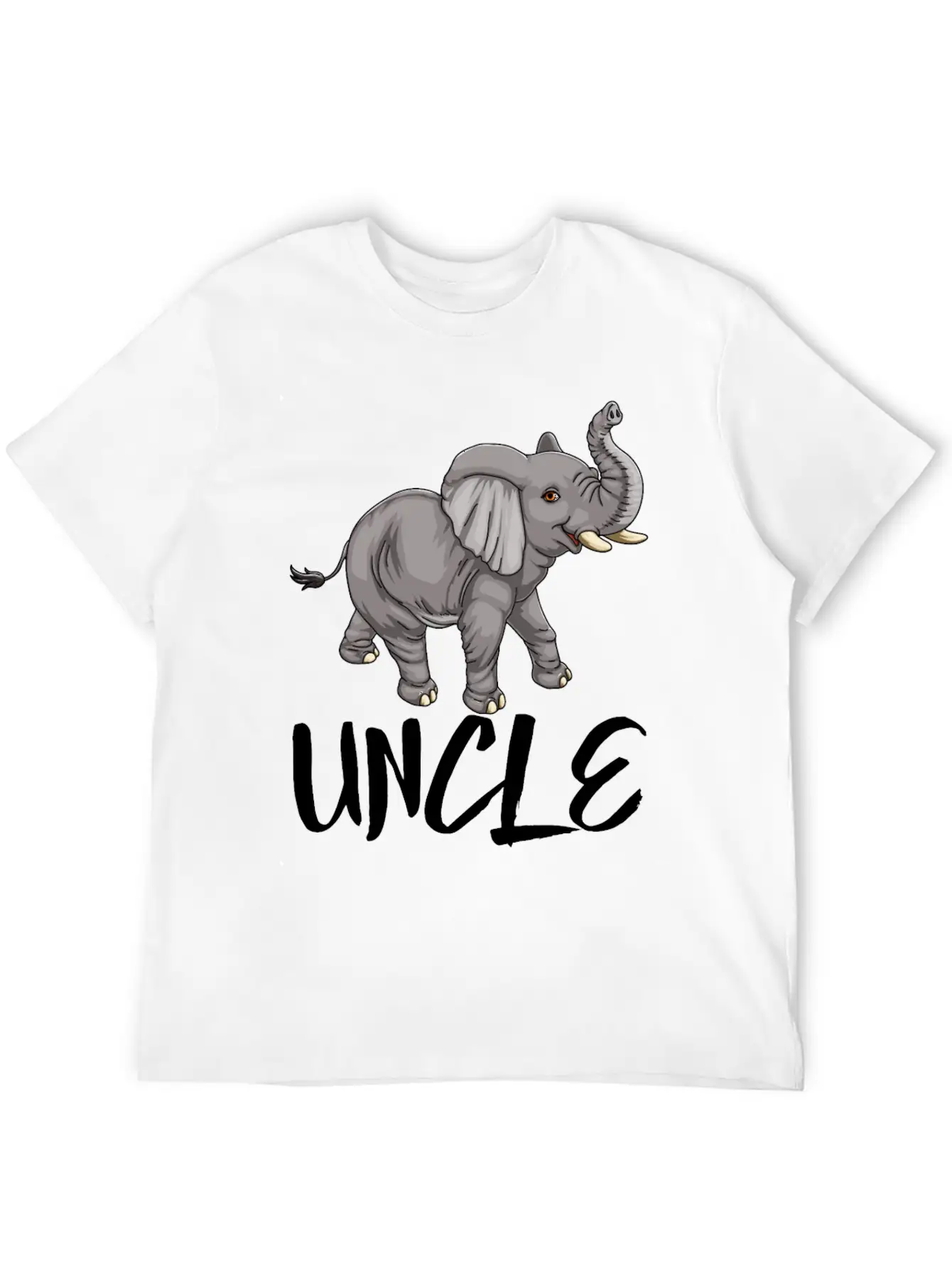 Uncle Elephant Essential Cotton Tee For Daily Outfits – Unisex Style