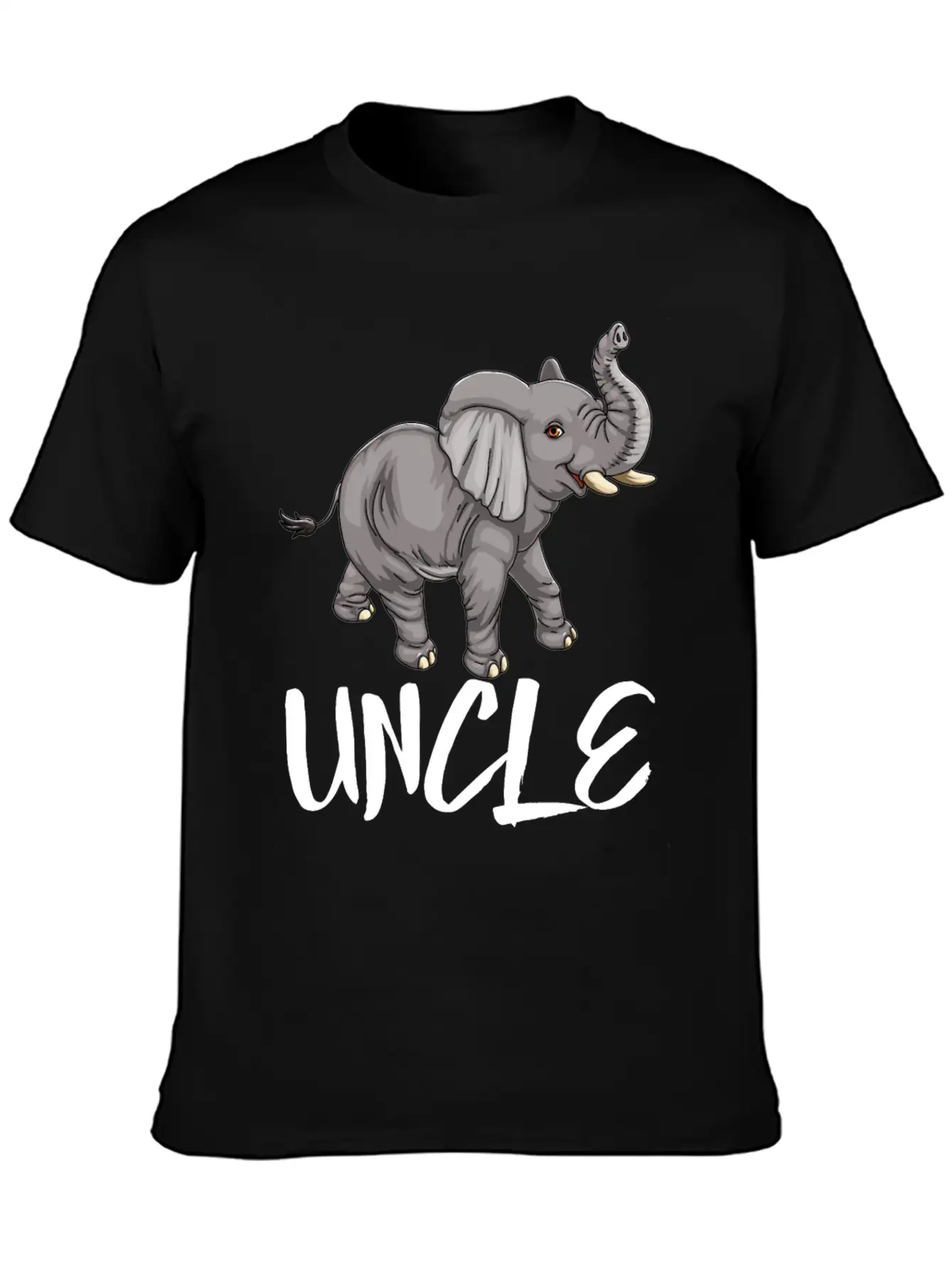 Uncle Elephant Essential Cotton Tee For Daily Outfits – Unisex Style