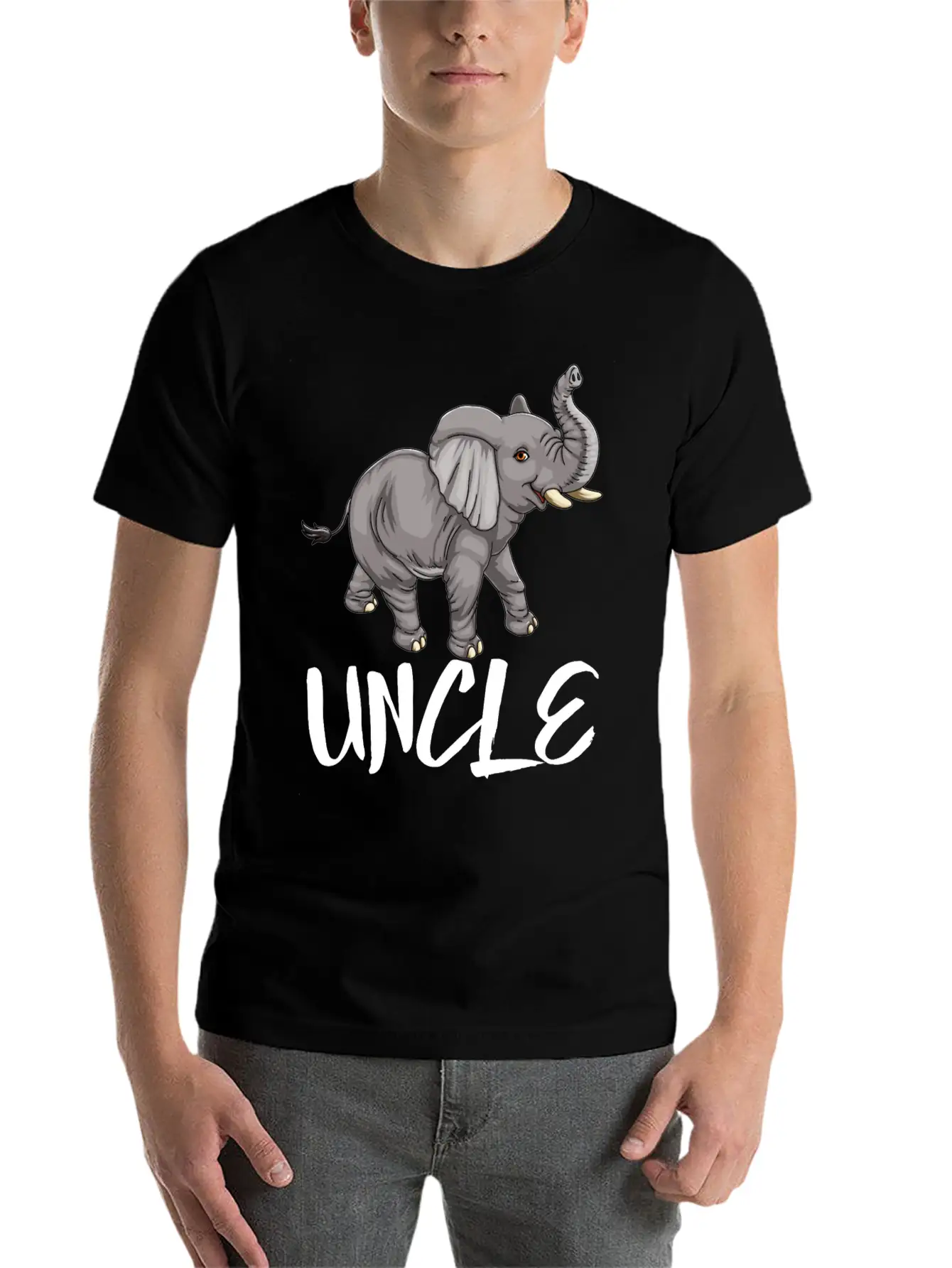 Uncle Elephant Essential Cotton Tee For Daily Outfits – Unisex Style