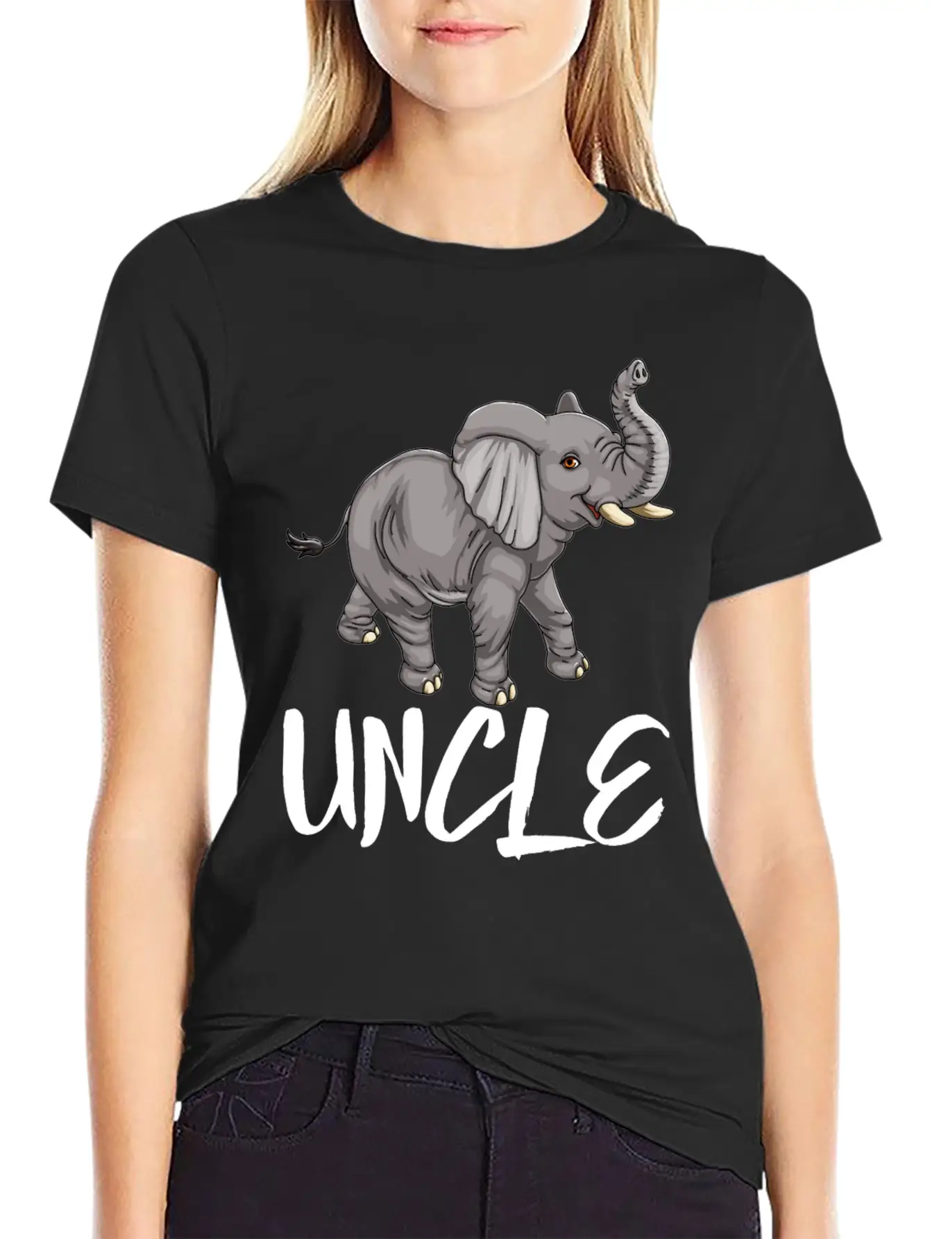 Uncle Elephant Essential Cotton Tee For Daily Outfits – Unisex Style