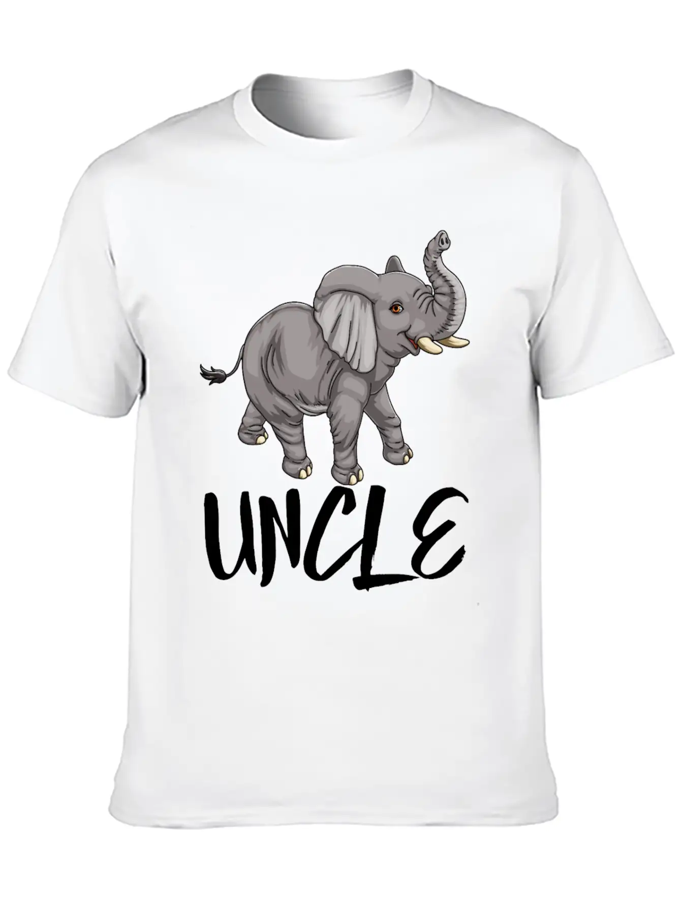 Uncle Elephant Essential Cotton Tee For Daily Outfits – Unisex Style