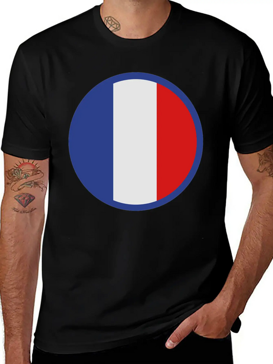 Under The Sign Of France Basic Graphic T-Shirt – Daily Comfort In Soft Cotton