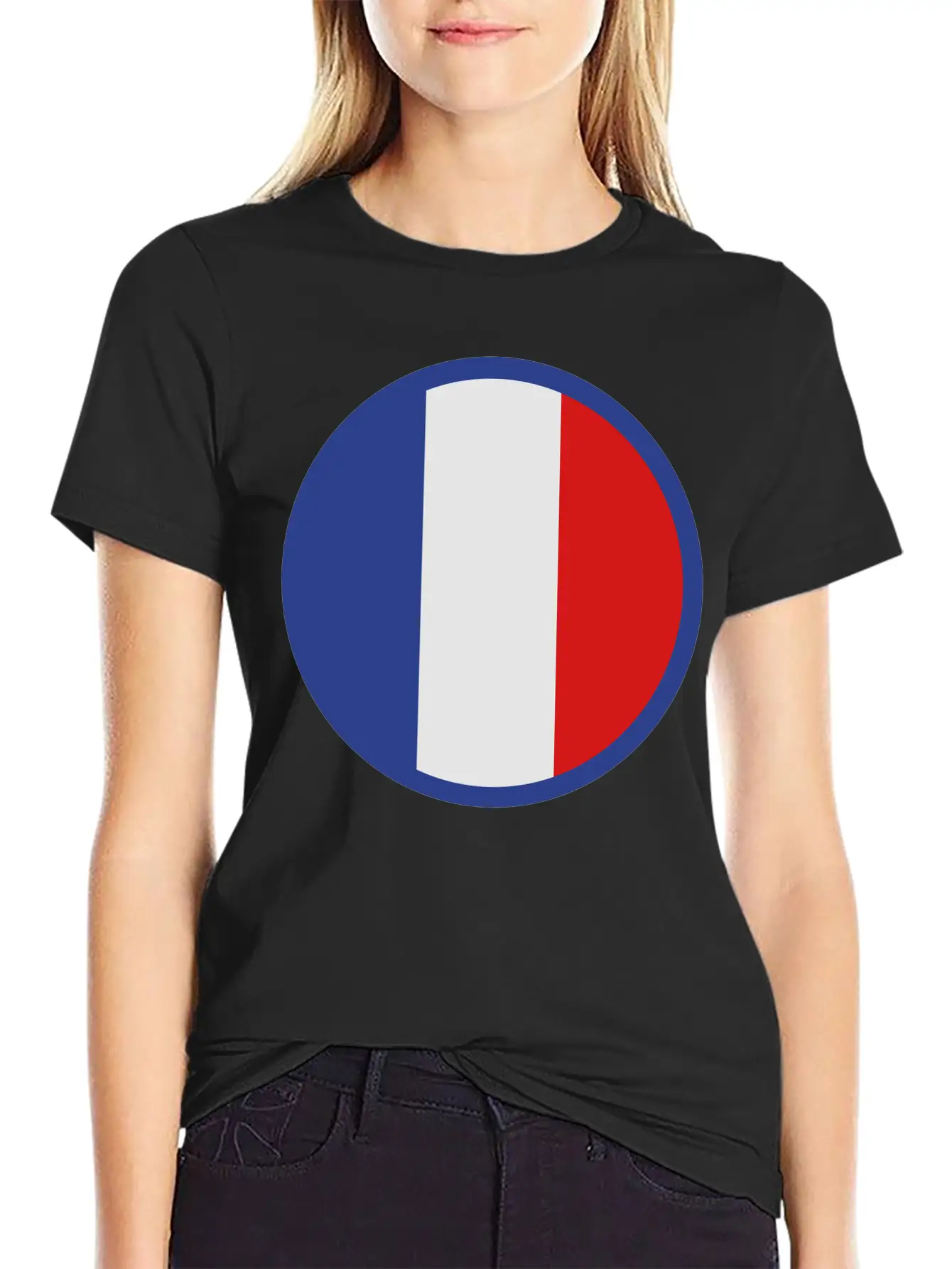 Under The Sign Of France Basic Graphic T-Shirt – Daily Comfort In Soft Cotton