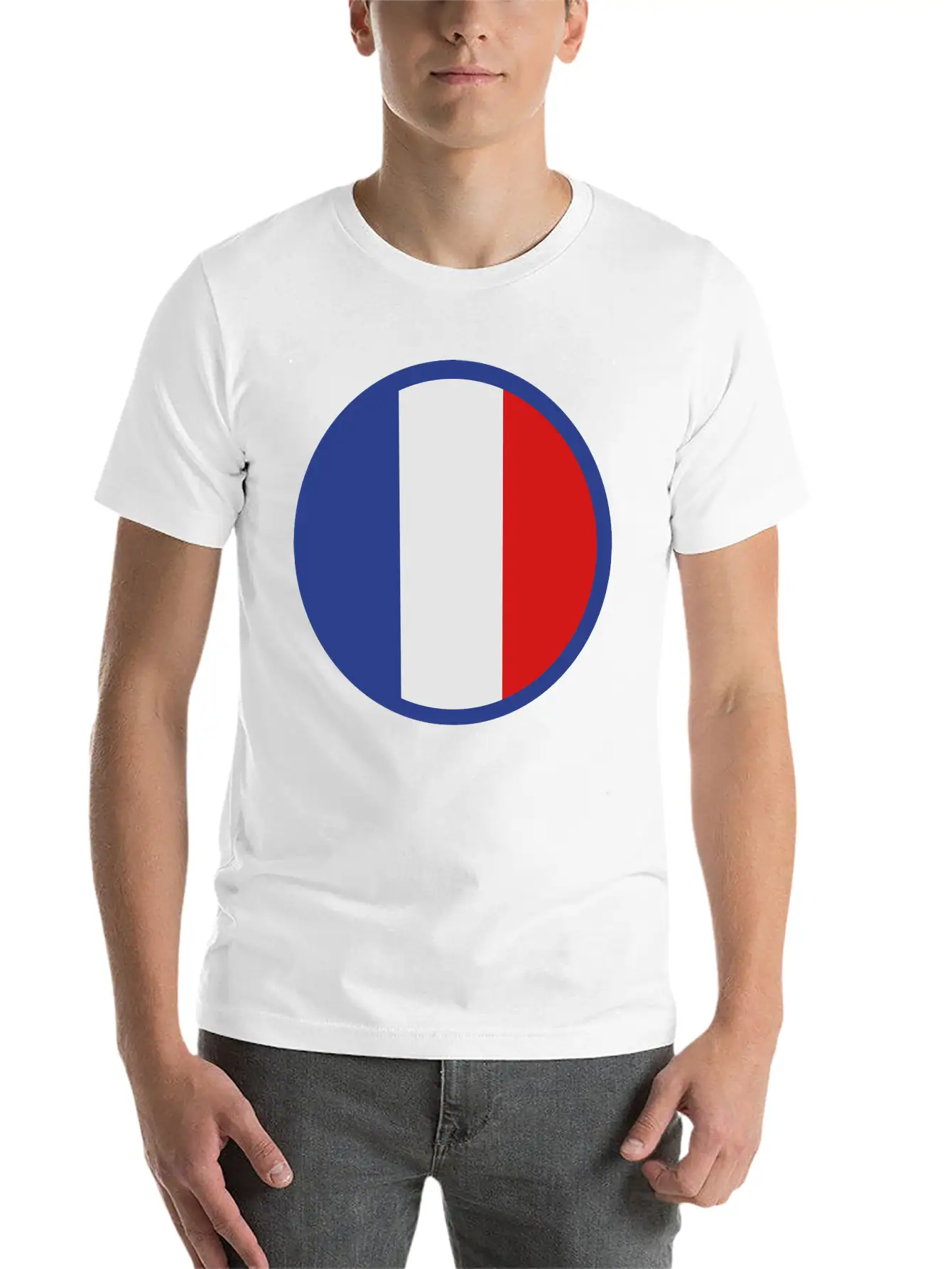 Under The Sign Of France Basic Graphic T-Shirt – Daily Comfort In Soft Cotton