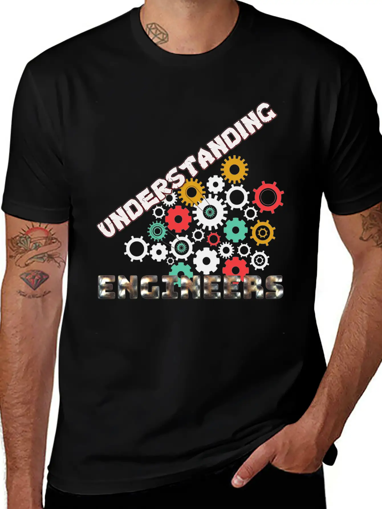 Understanding Engineers 01 Lightweight Cotton T-Shirt – Daily Comfort Graphic Shirt