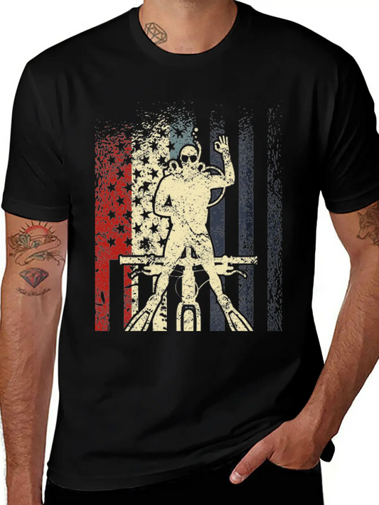 Underwater Cycling Modern Fit Casual T-Shirt – Clean And Versatile Design