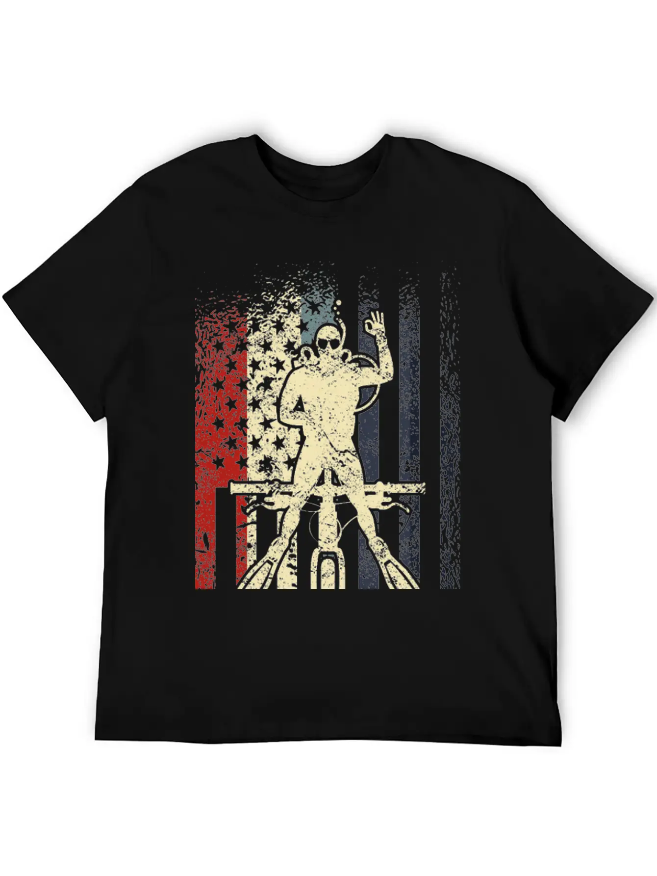 Underwater Cycling Modern Fit Casual T-Shirt – Clean And Versatile Design