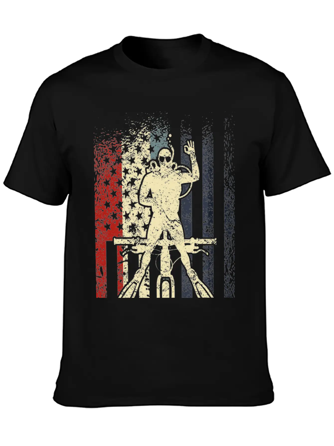 Underwater Cycling Modern Fit Casual T-Shirt – Clean And Versatile Design