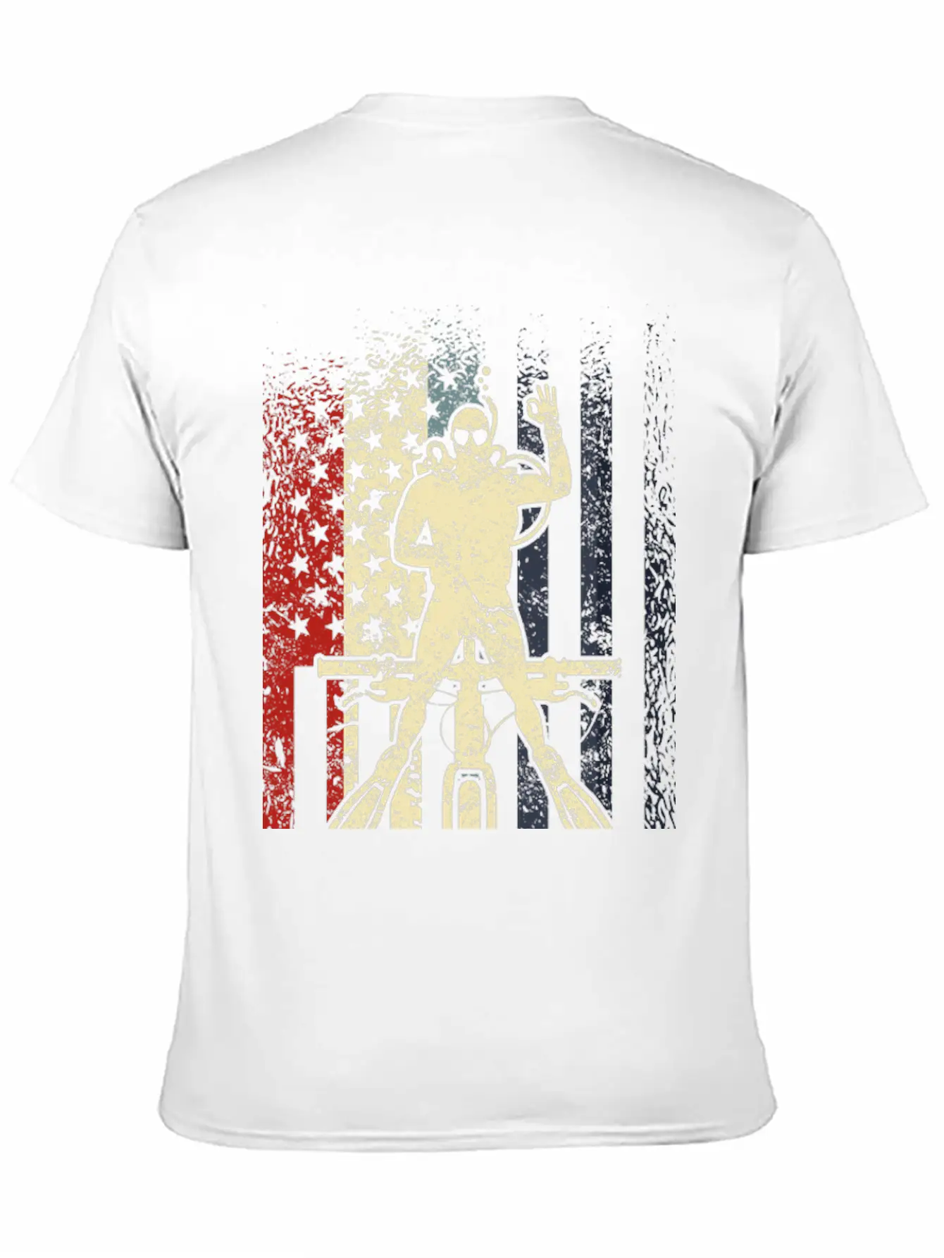 Underwater Cycling Modern Fit Casual T-Shirt – Clean And Versatile Design
