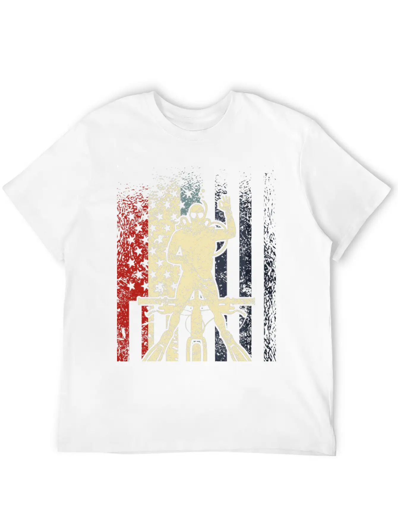 Underwater Cycling Modern Fit Casual T-Shirt – Clean And Versatile Design