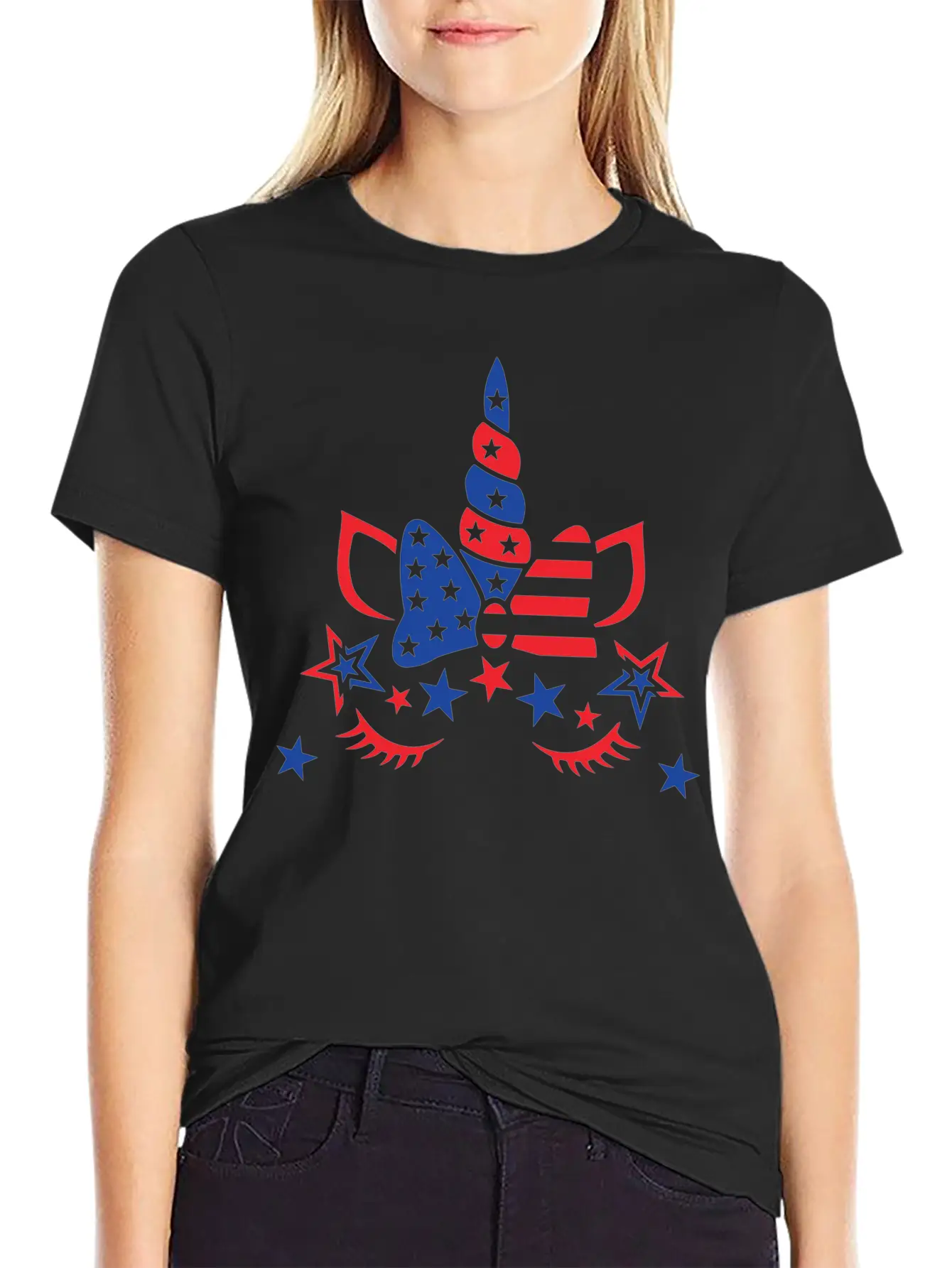 Unicorn American Classic Fit Graphic Tee For Daily Comfort – Unisex Cotton Shirt