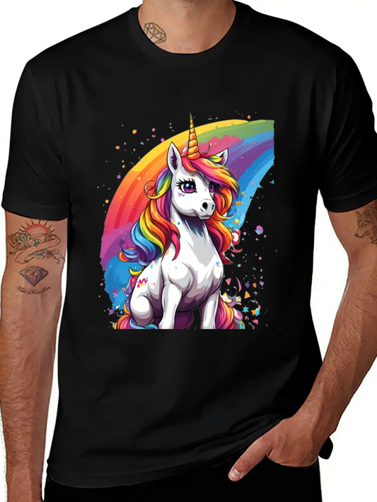 Unicorn Art Unisex Casual T-Shirt – Clean Design For Daily Comfort