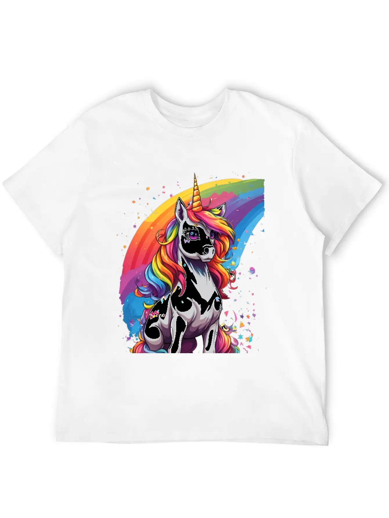 Unicorn Art Unisex Casual T-Shirt – Clean Design For Daily Comfort