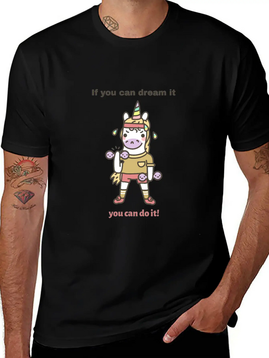 Unicorn Fitness Modern Fit Casual T-Shirt – Clean And Versatile Design