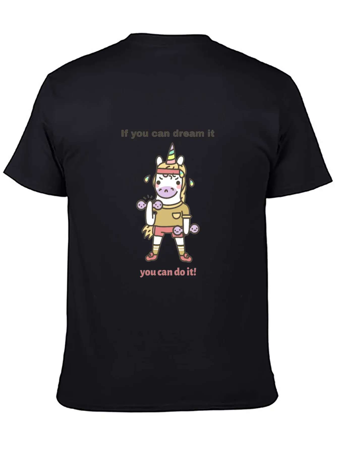 Unicorn Fitness Modern Fit Casual T-Shirt – Clean And Versatile Design