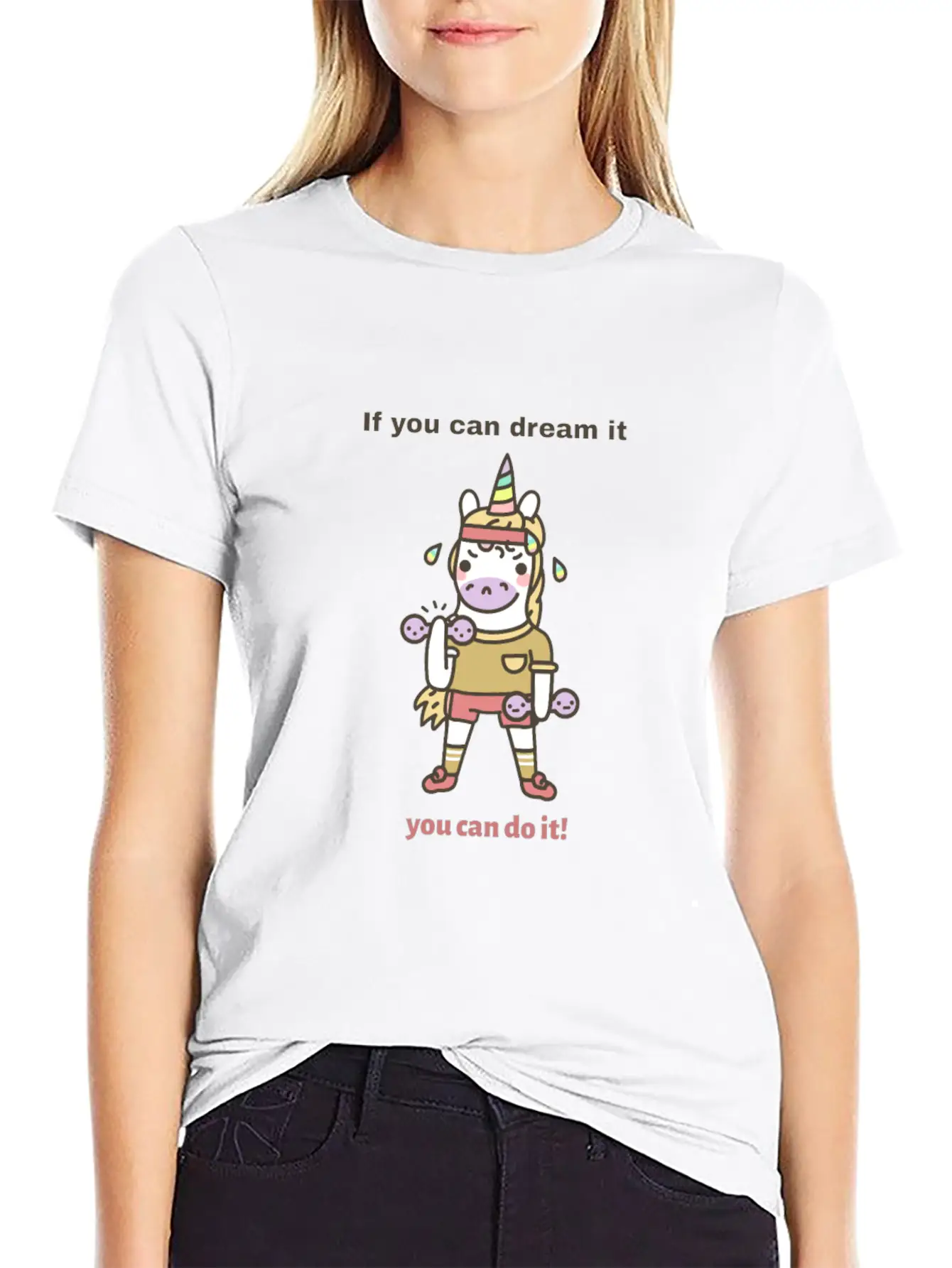 Unicorn Fitness Modern Fit Casual T-Shirt – Clean And Versatile Design
