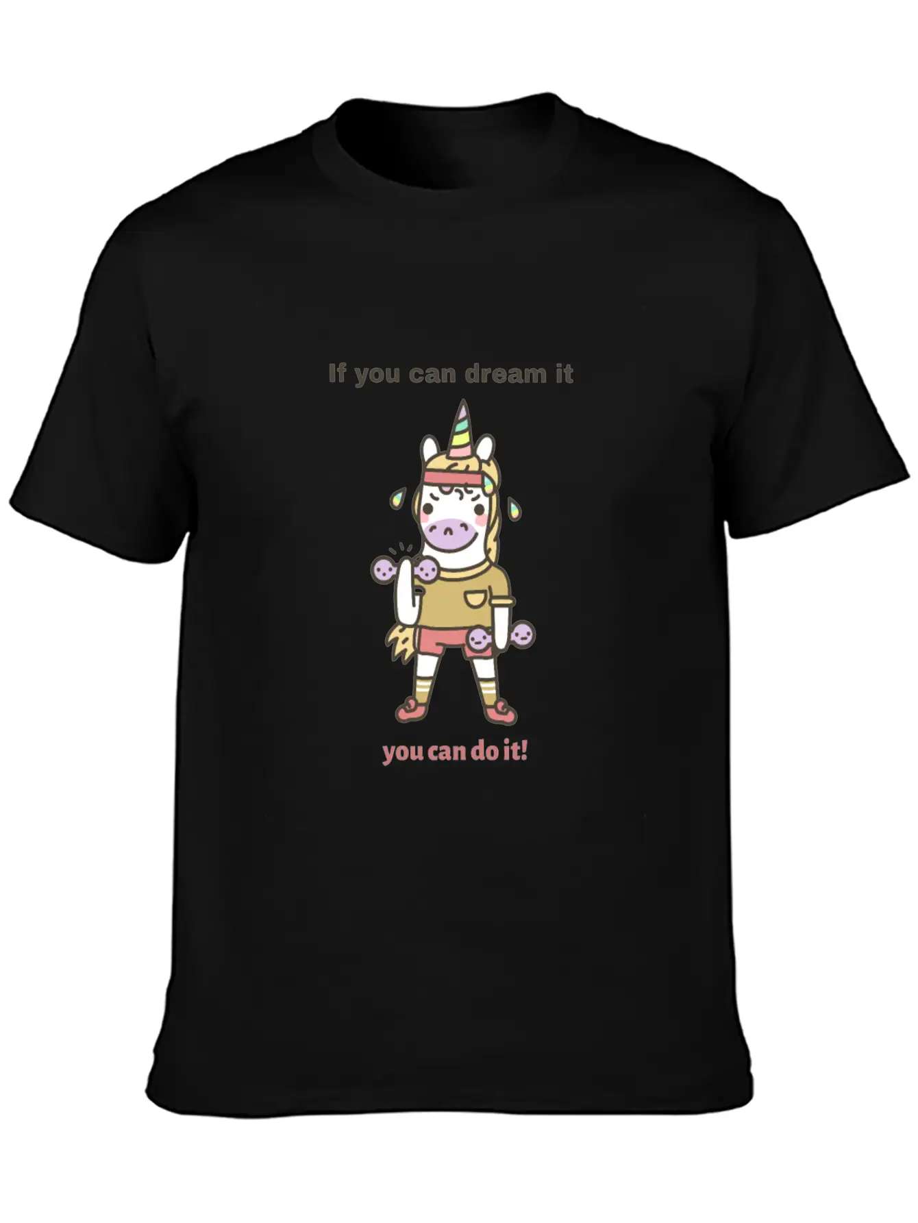 Unicorn Fitness Modern Fit Casual T-Shirt – Clean And Versatile Design
