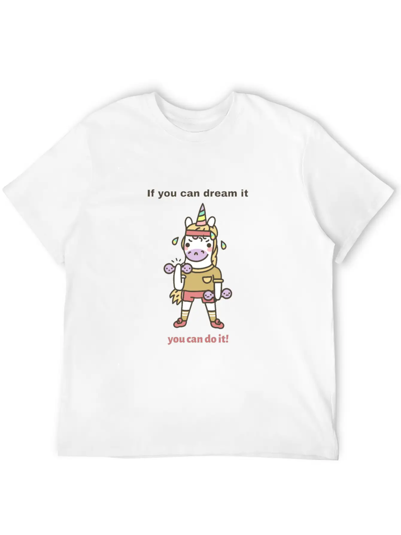 Unicorn Fitness Modern Fit Casual T-Shirt – Clean And Versatile Design