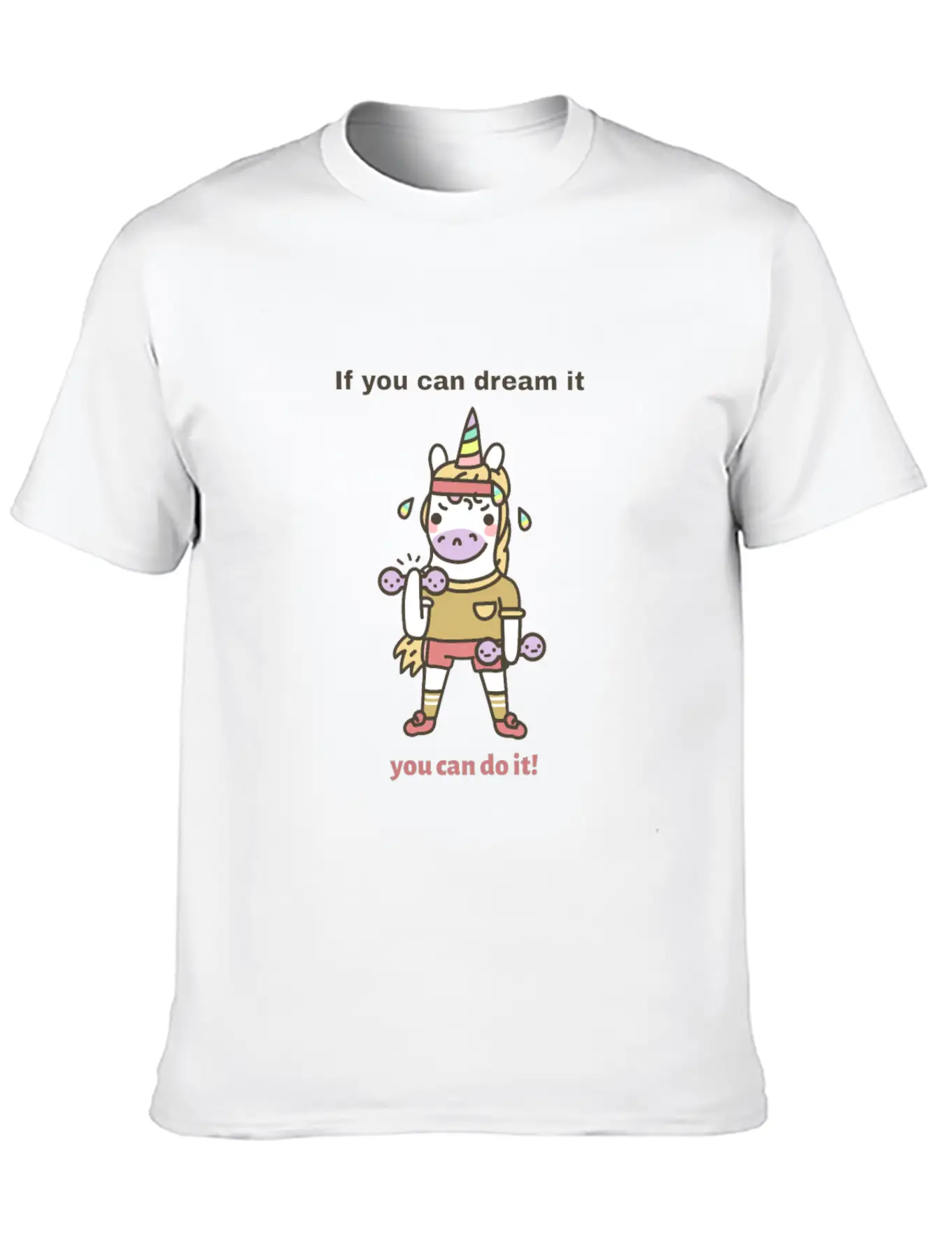 Unicorn Fitness Modern Fit Casual T-Shirt – Clean And Versatile Design