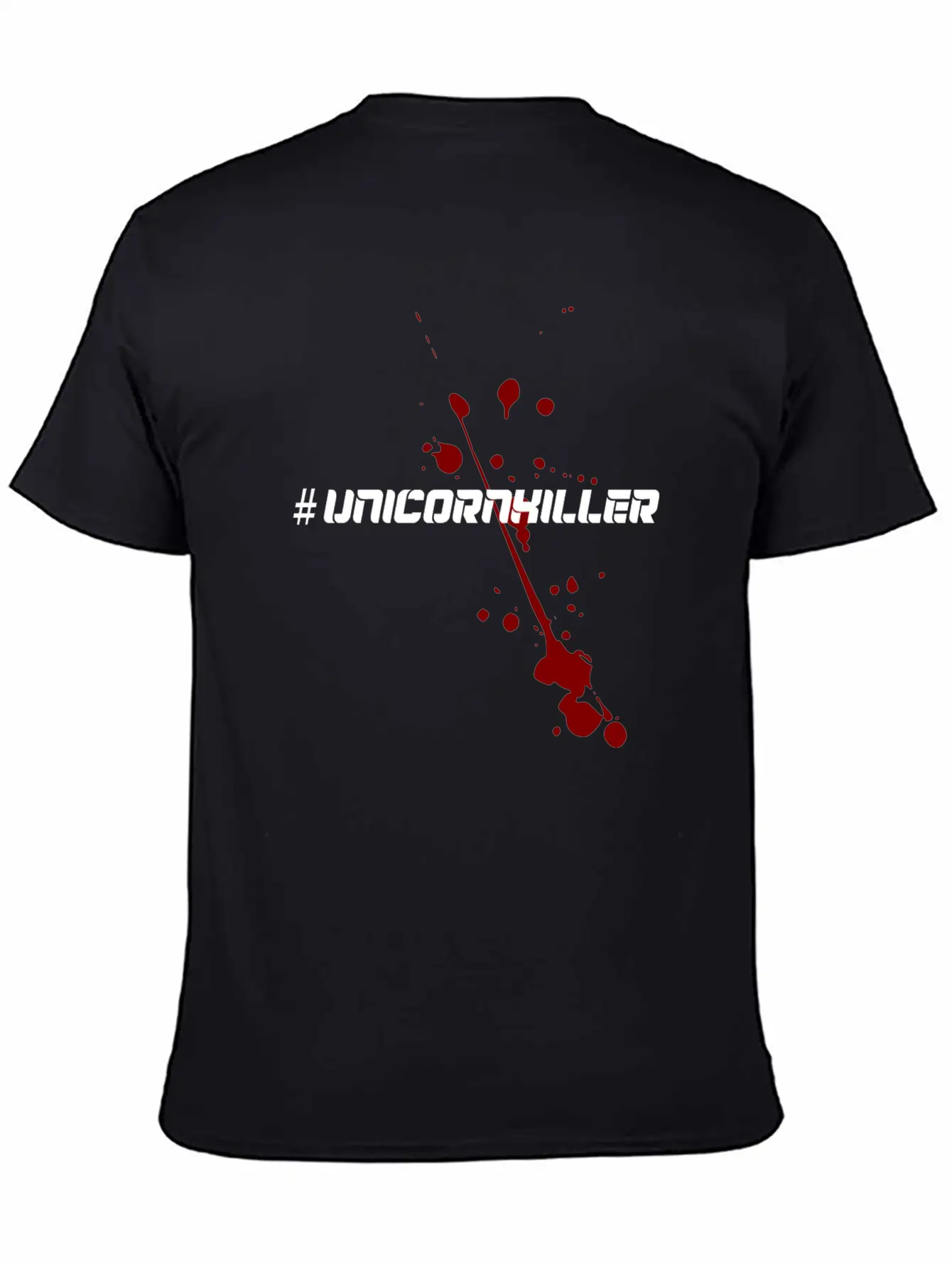 Unicorn Hater Hate Unicorn T-shirt Design Splatter Modern Fit Casual T-Shirt ��� Clean And Versatile Design