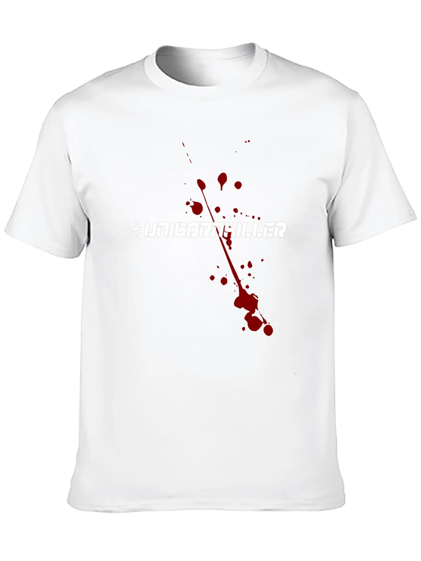 Unicorn Hater Hate Unicorn T-shirt Design Splatter Modern Fit Casual T-Shirt ��� Clean And Versatile Design