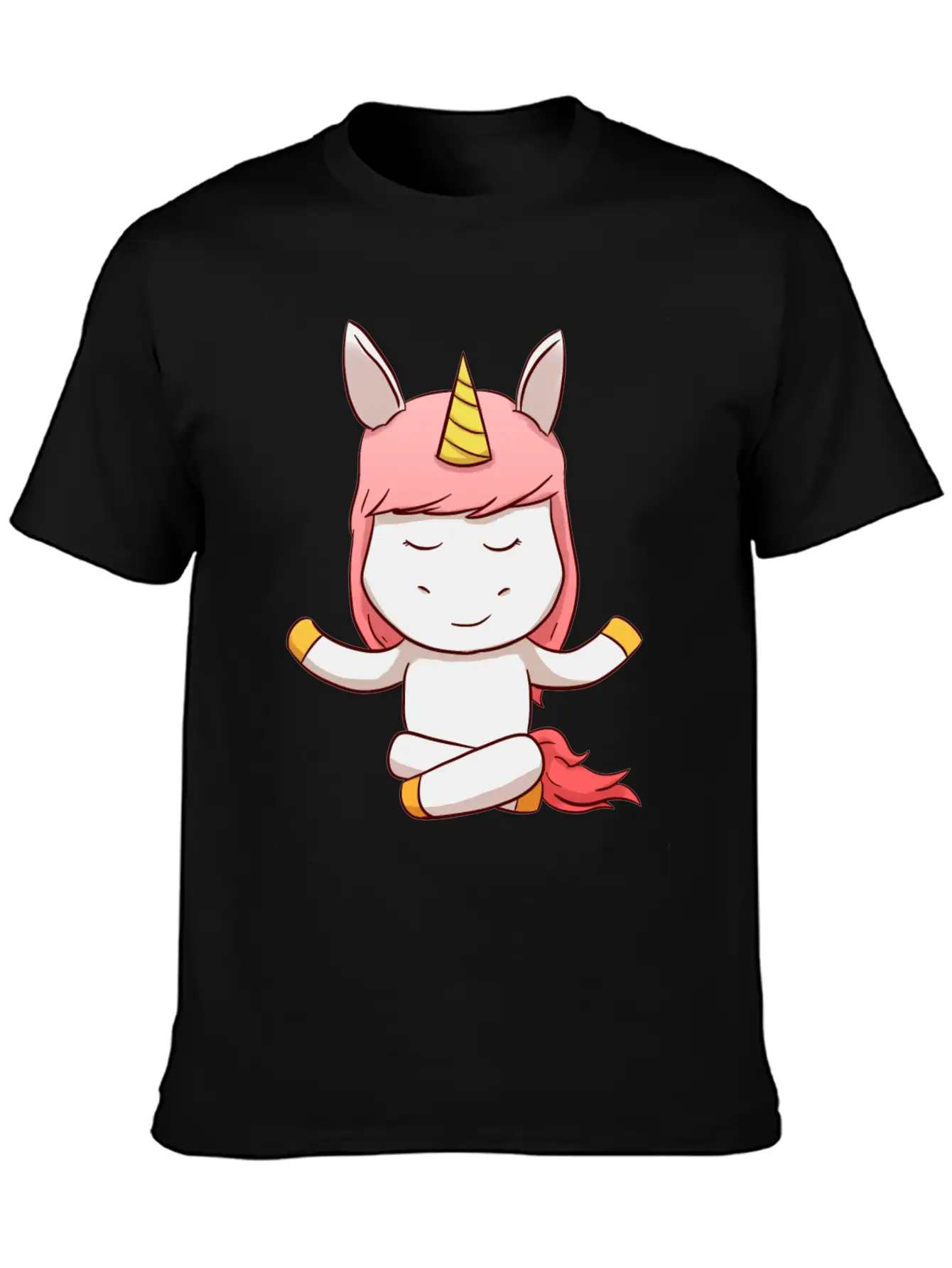 Unicorn Meditation Modern Fit Casual T-Shirt – Clean And Versatile Design