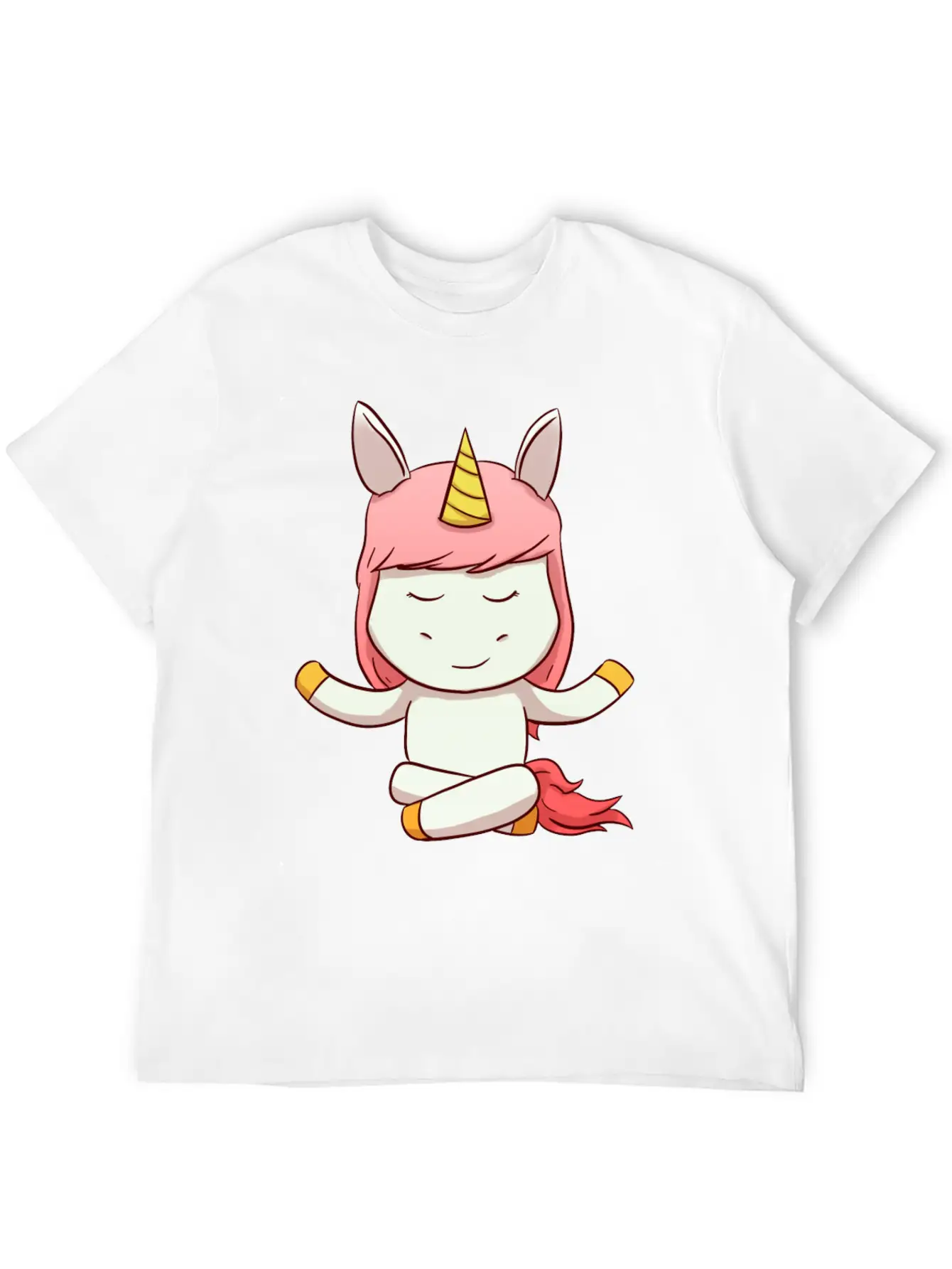 Unicorn Meditation Modern Fit Casual T-Shirt – Clean And Versatile Design