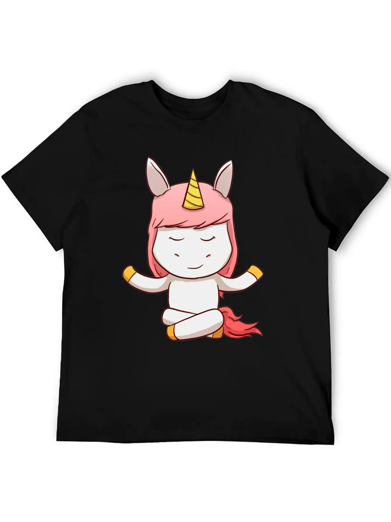 Unicorn Meditation Modern Fit Casual T-Shirt – Clean And Versatile Design