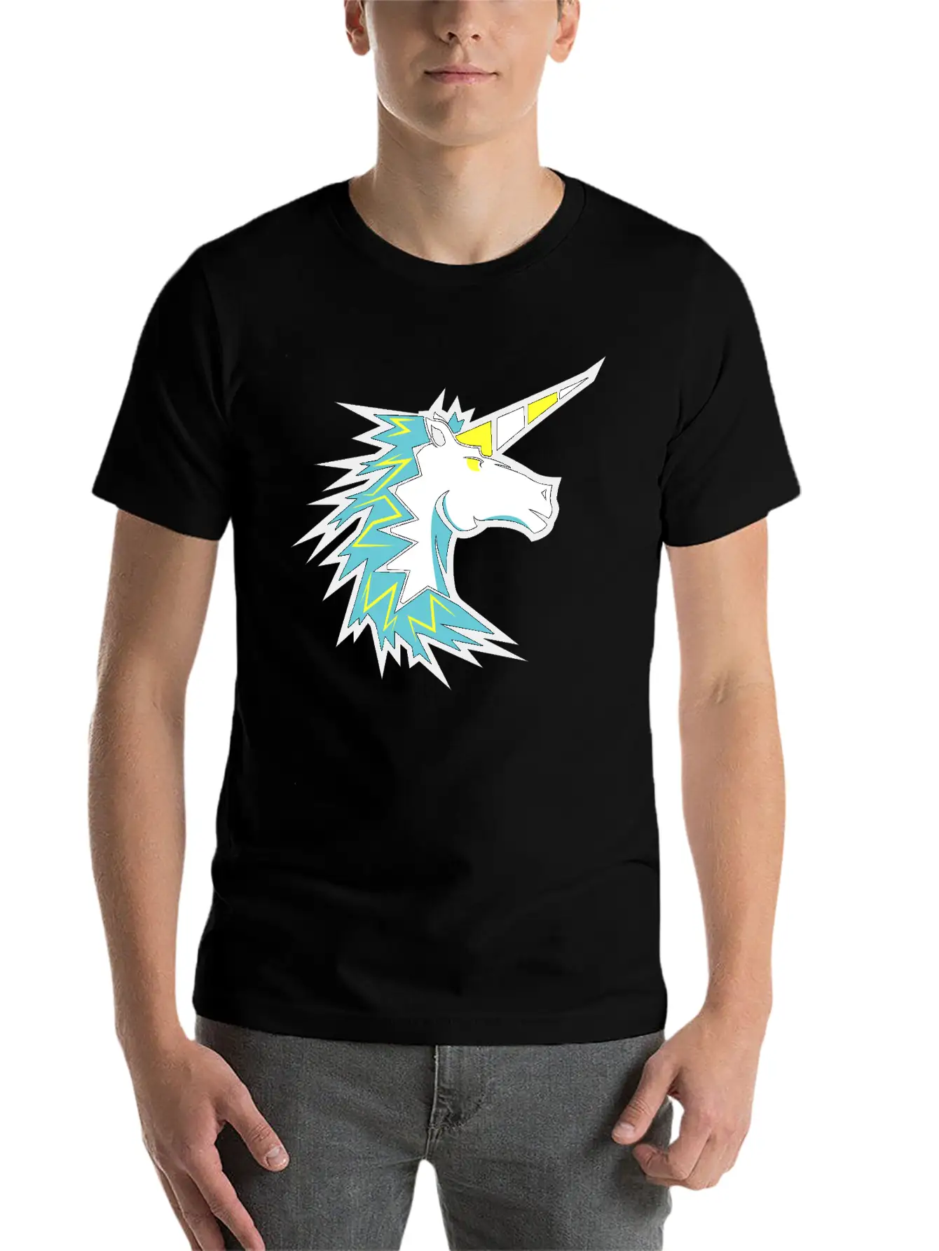 Unicorn Modern Fit Casual T-Shirt – Clean And Versatile Design
