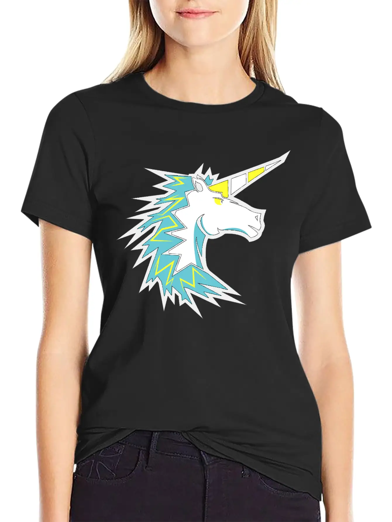 Unicorn Modern Fit Casual T-Shirt – Clean And Versatile Design
