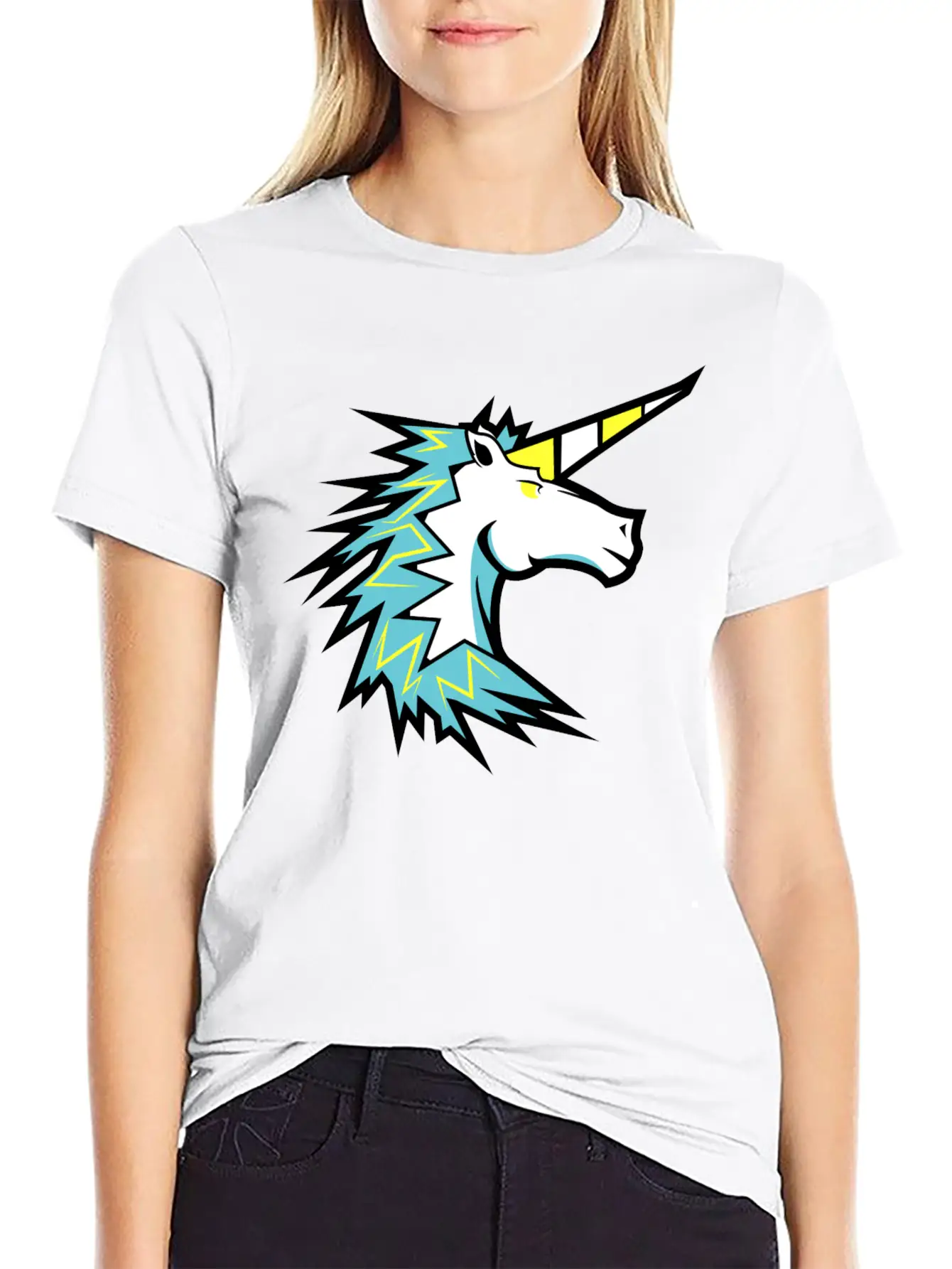 Unicorn Modern Fit Casual T-Shirt – Clean And Versatile Design