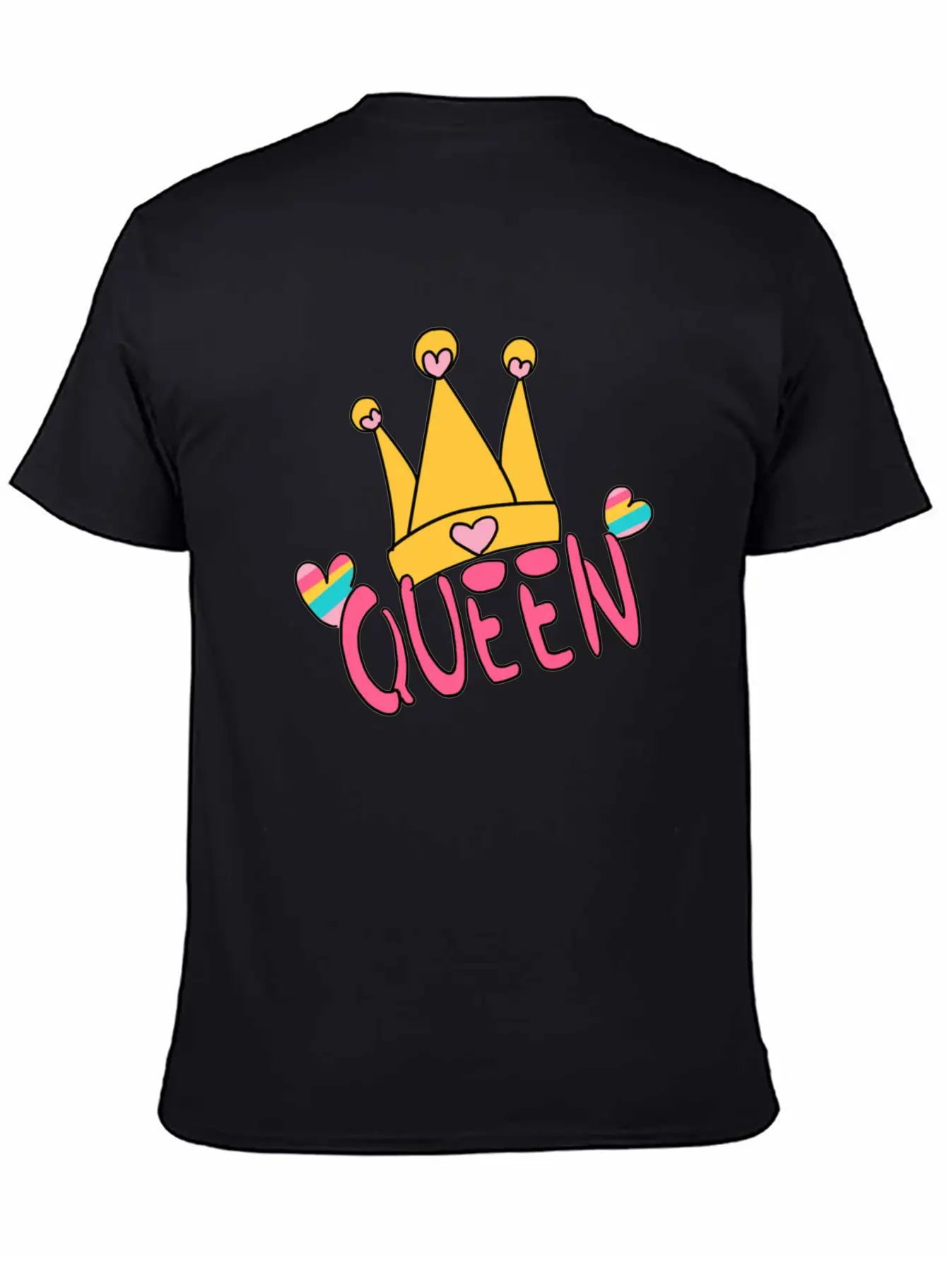Unicorn Queen Hat LGBT Love Symbol Unisex Casual T-Shirt – Clean Design For Daily Comfort