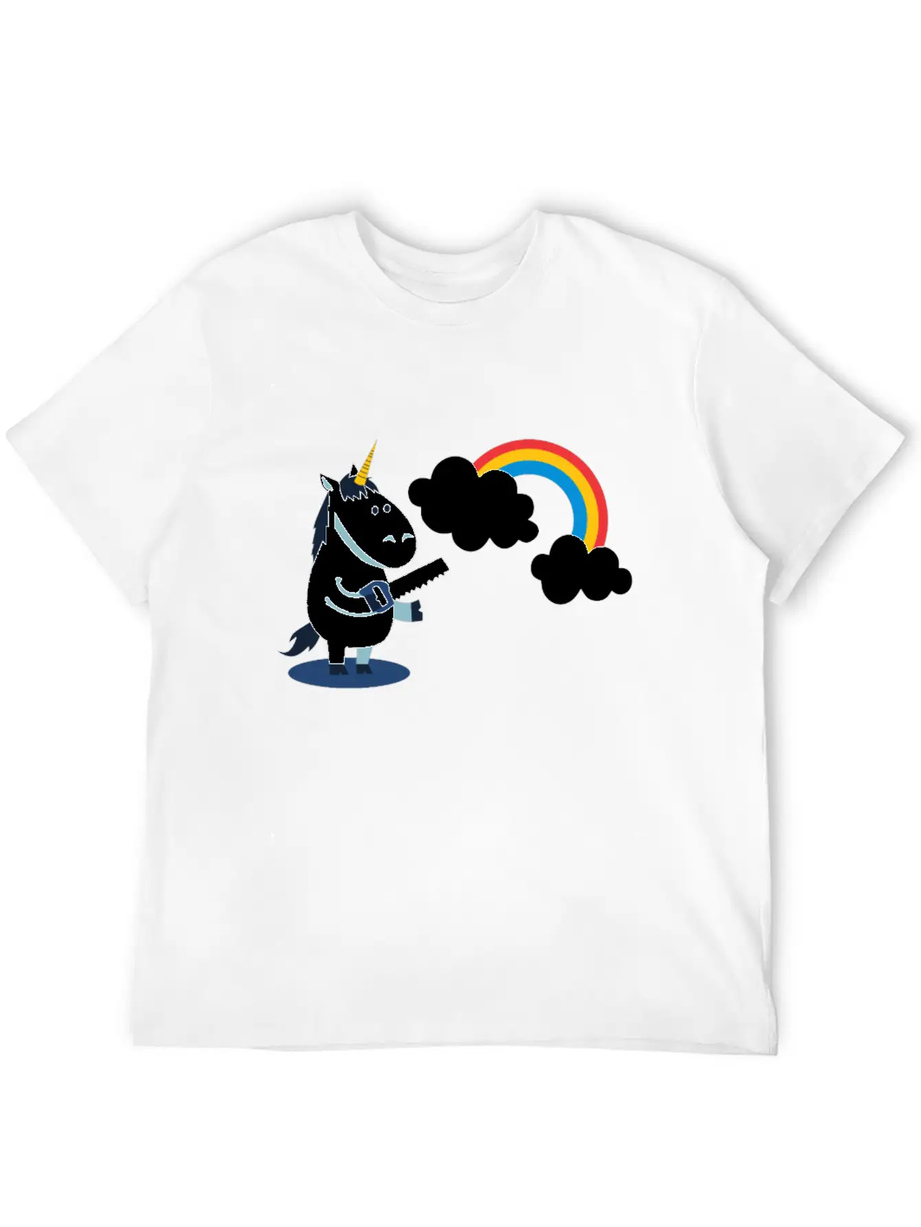Unicorn Rainbow Classic Fit Graphic Tee For Daily Comfort – Unisex Cotton Shirt