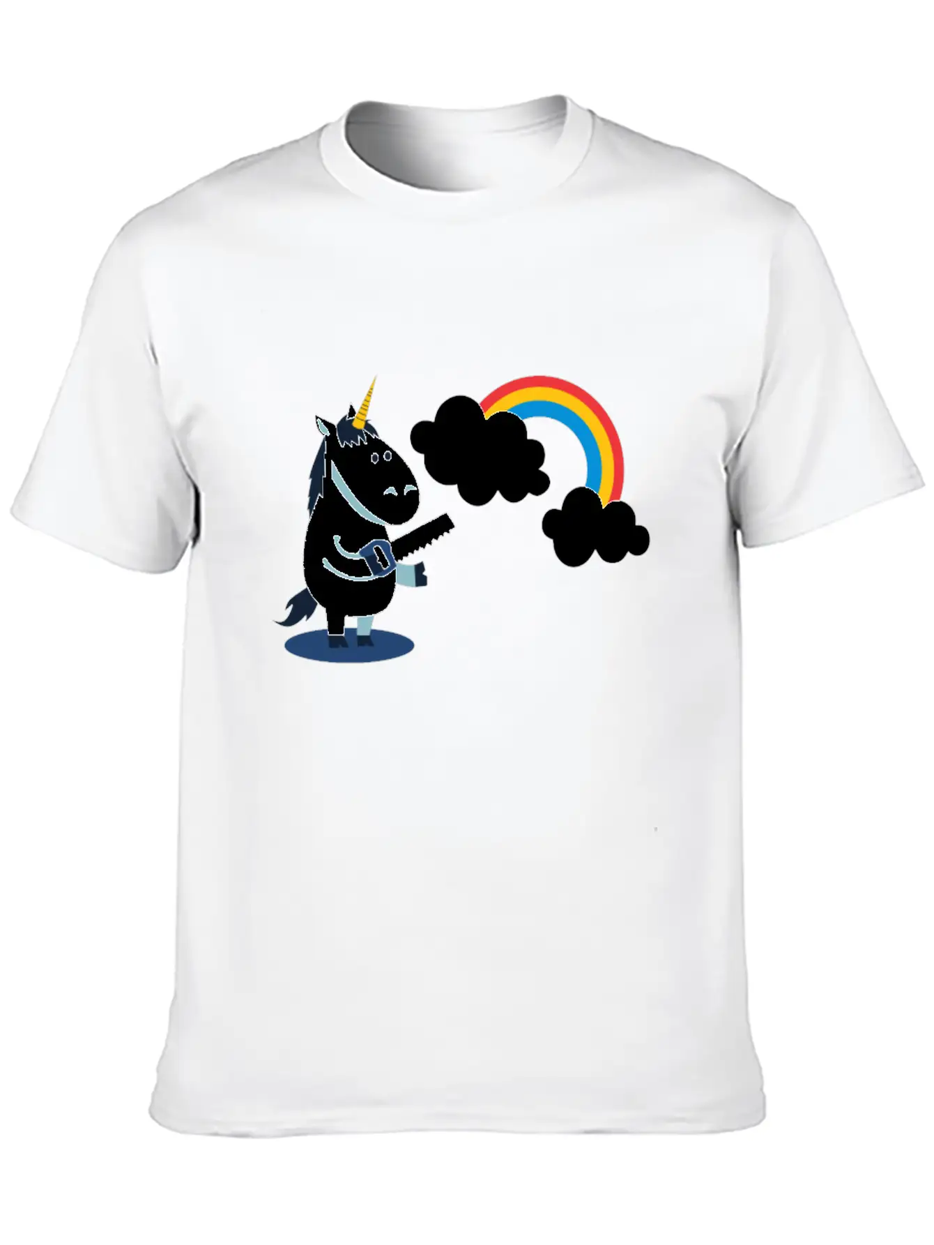 Unicorn Rainbow Classic Fit Graphic Tee For Daily Comfort – Unisex Cotton Shirt