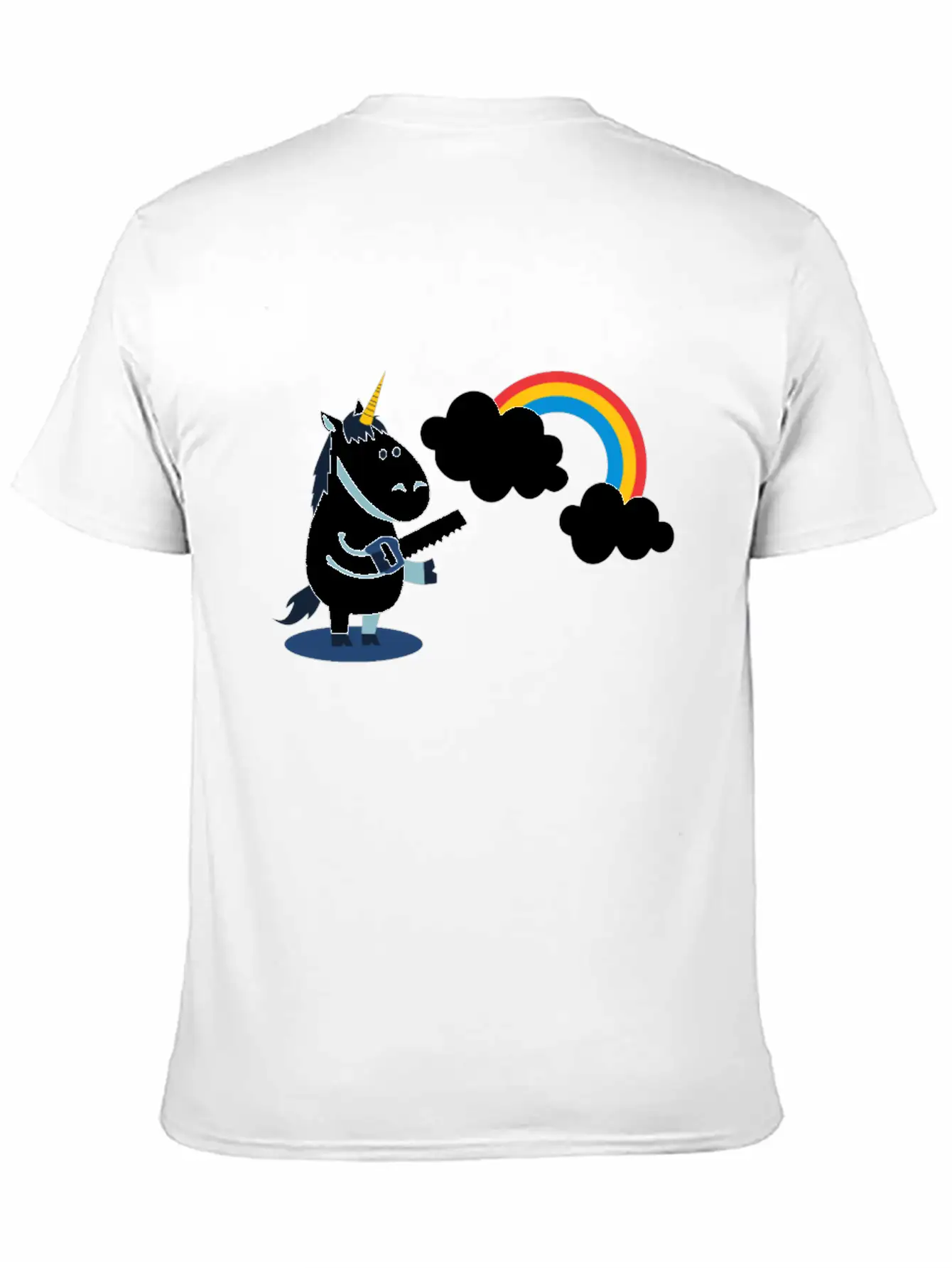 Unicorn Rainbow Classic Fit Graphic Tee For Daily Comfort – Unisex Cotton Shirt