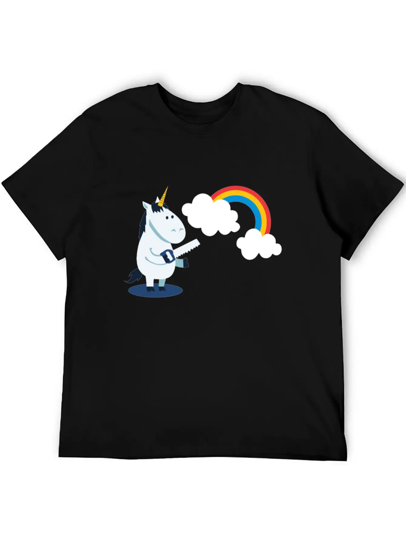 Unicorn Rainbow Classic Fit Graphic Tee For Daily Comfort – Unisex Cotton Shirt