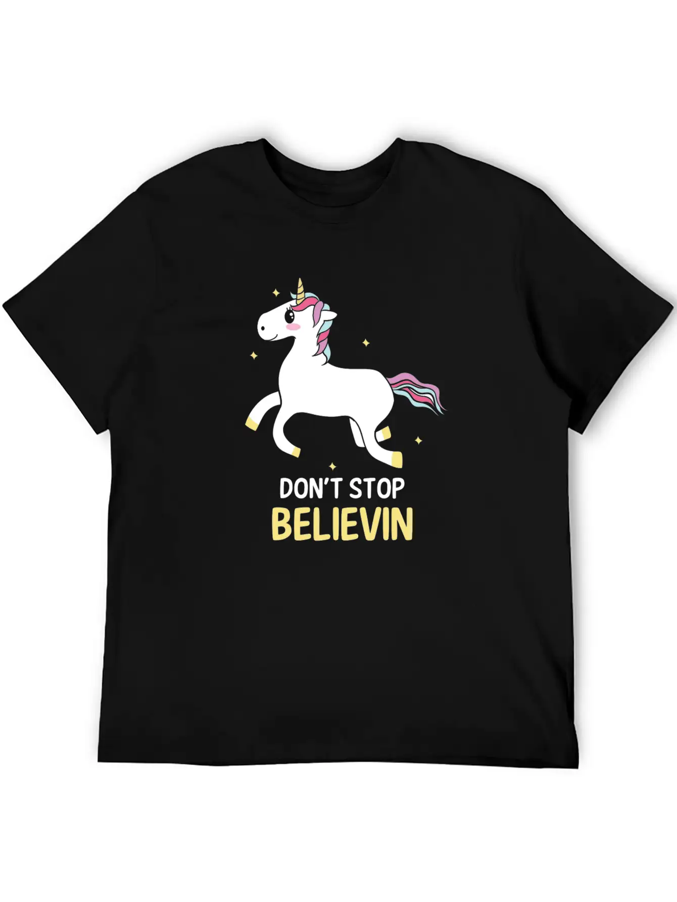 Unicorn Soft Cotton Short Sleeve Tee – Unisex Wardrobe Staple