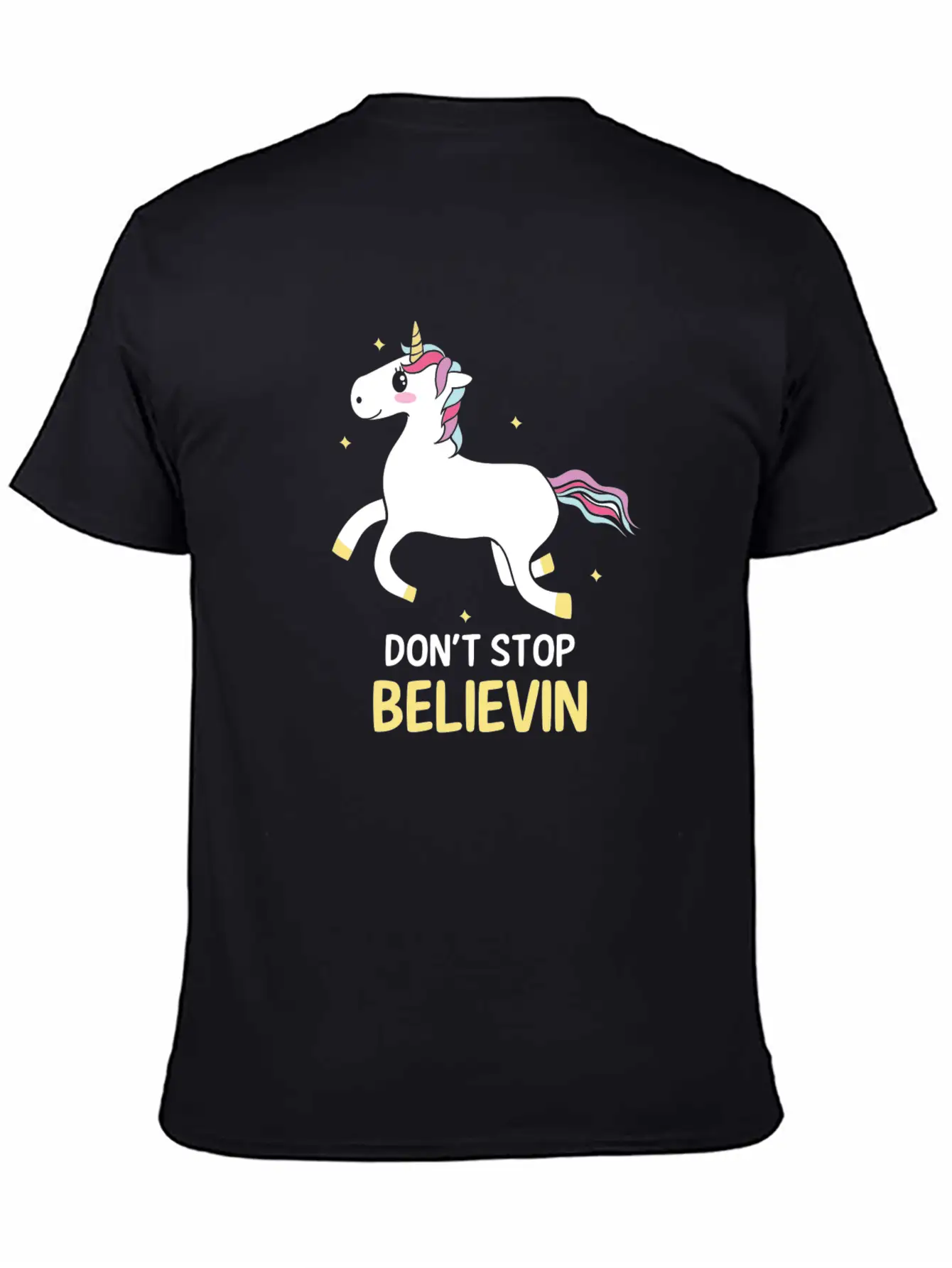 Unicorn Soft Cotton Short Sleeve Tee – Unisex Wardrobe Staple